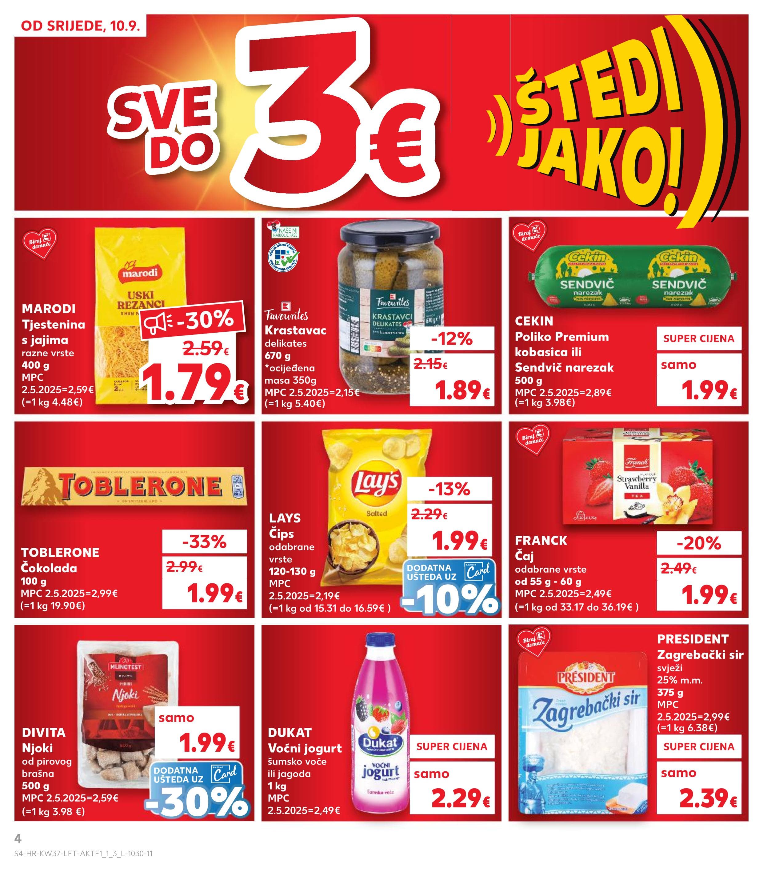 Page from catalog: Akcijska ponuda