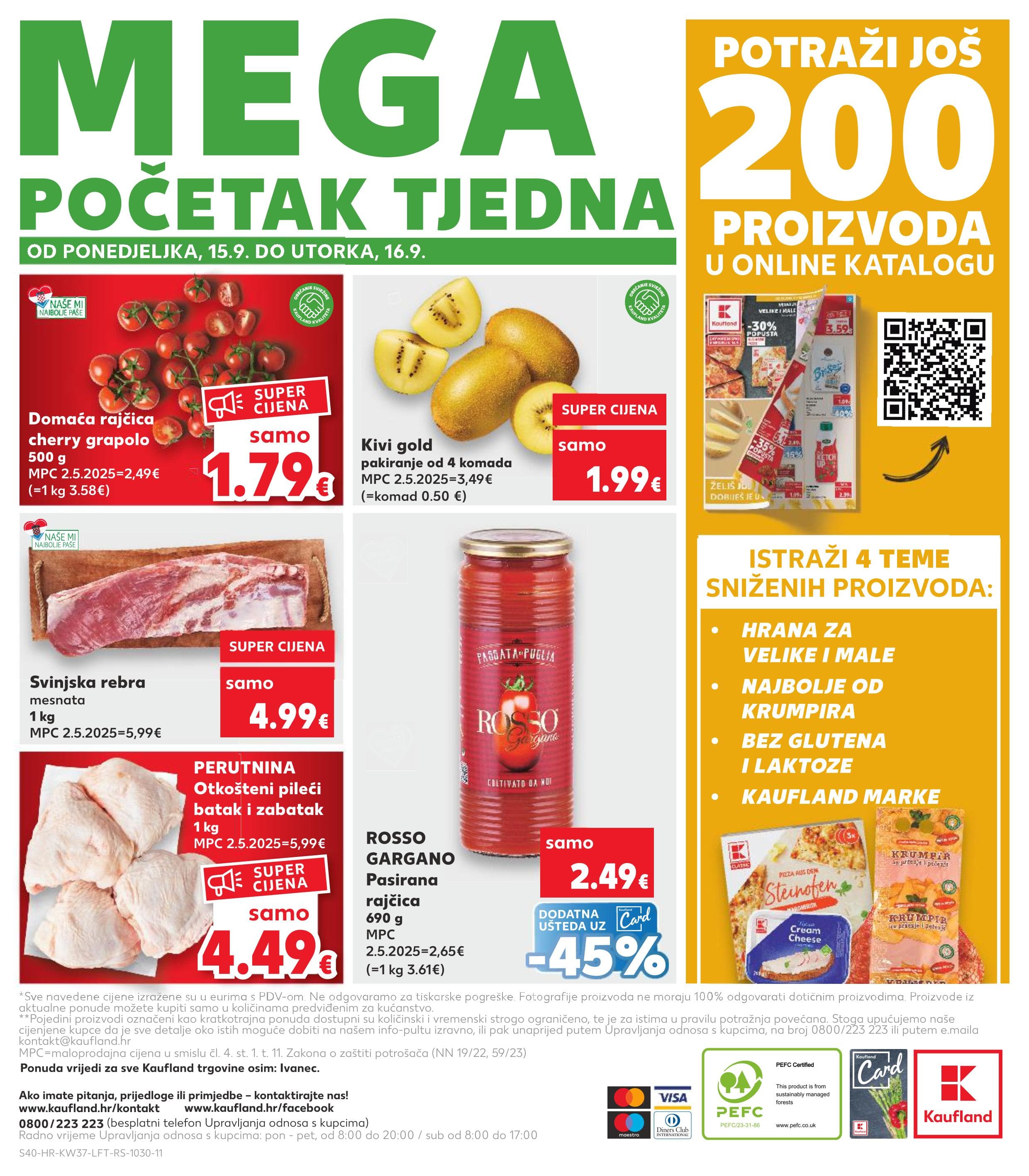 Page from catalog: Akcijska ponuda
