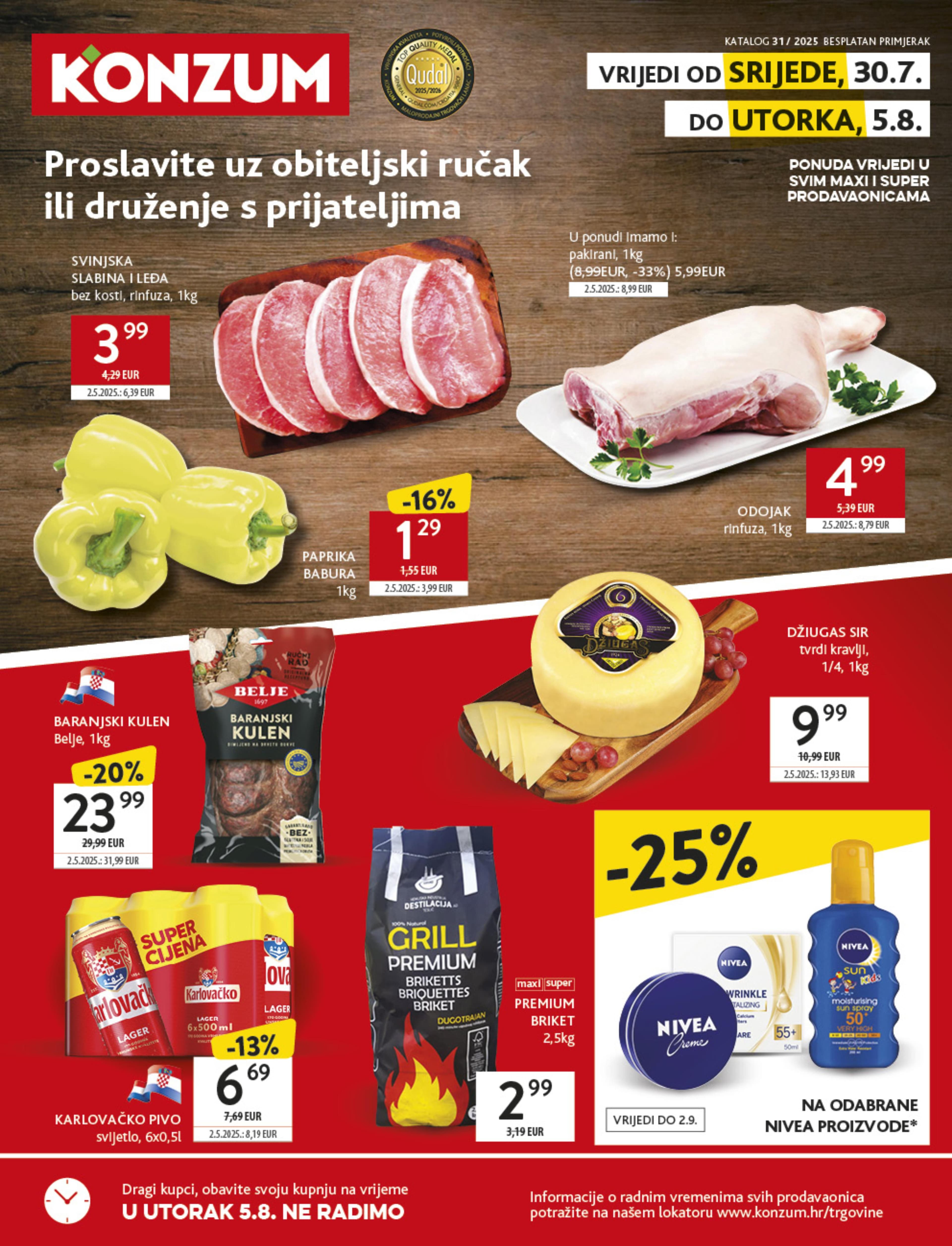Page from catalog: Akcijska ponuda