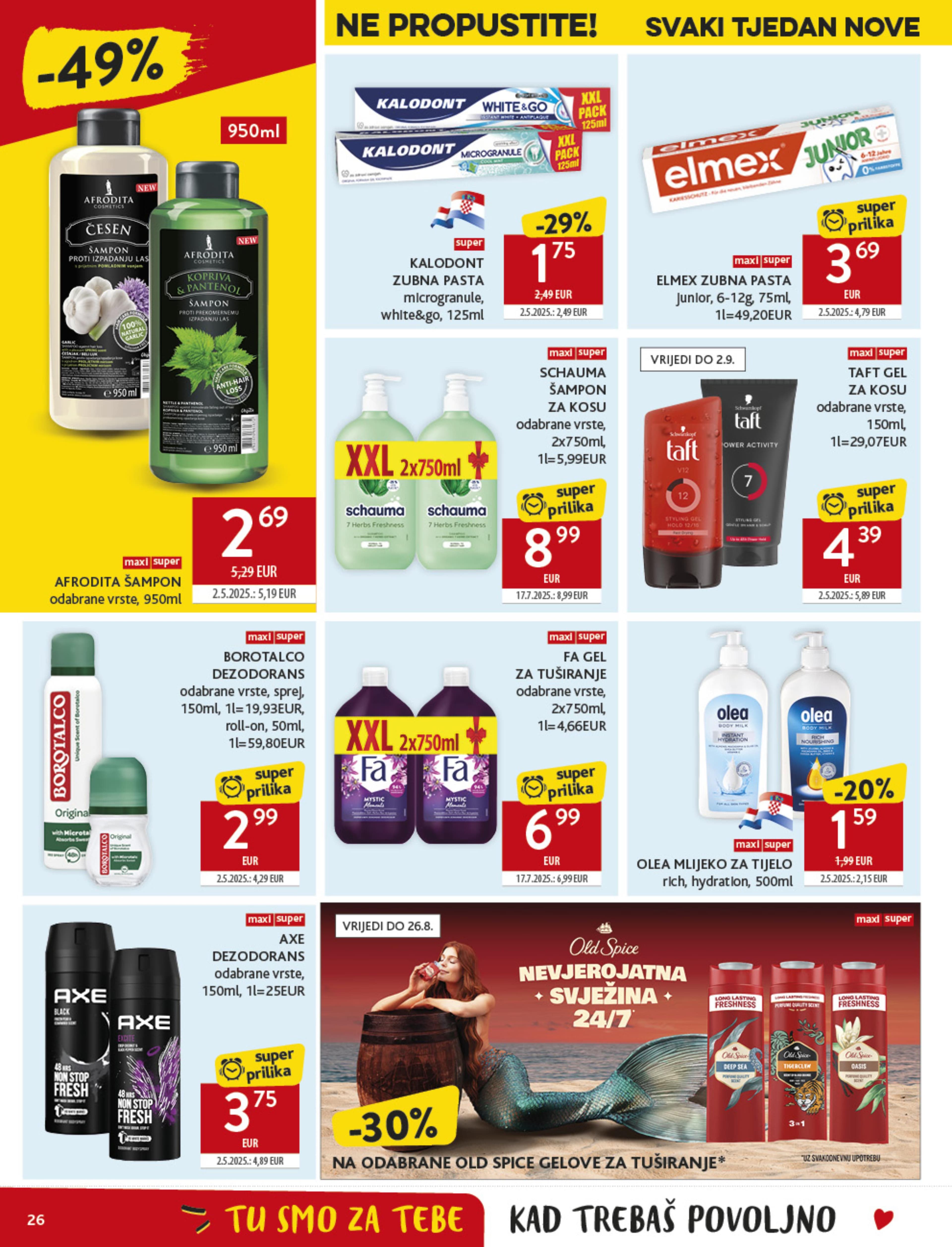 Page from catalog: Akcijska ponuda