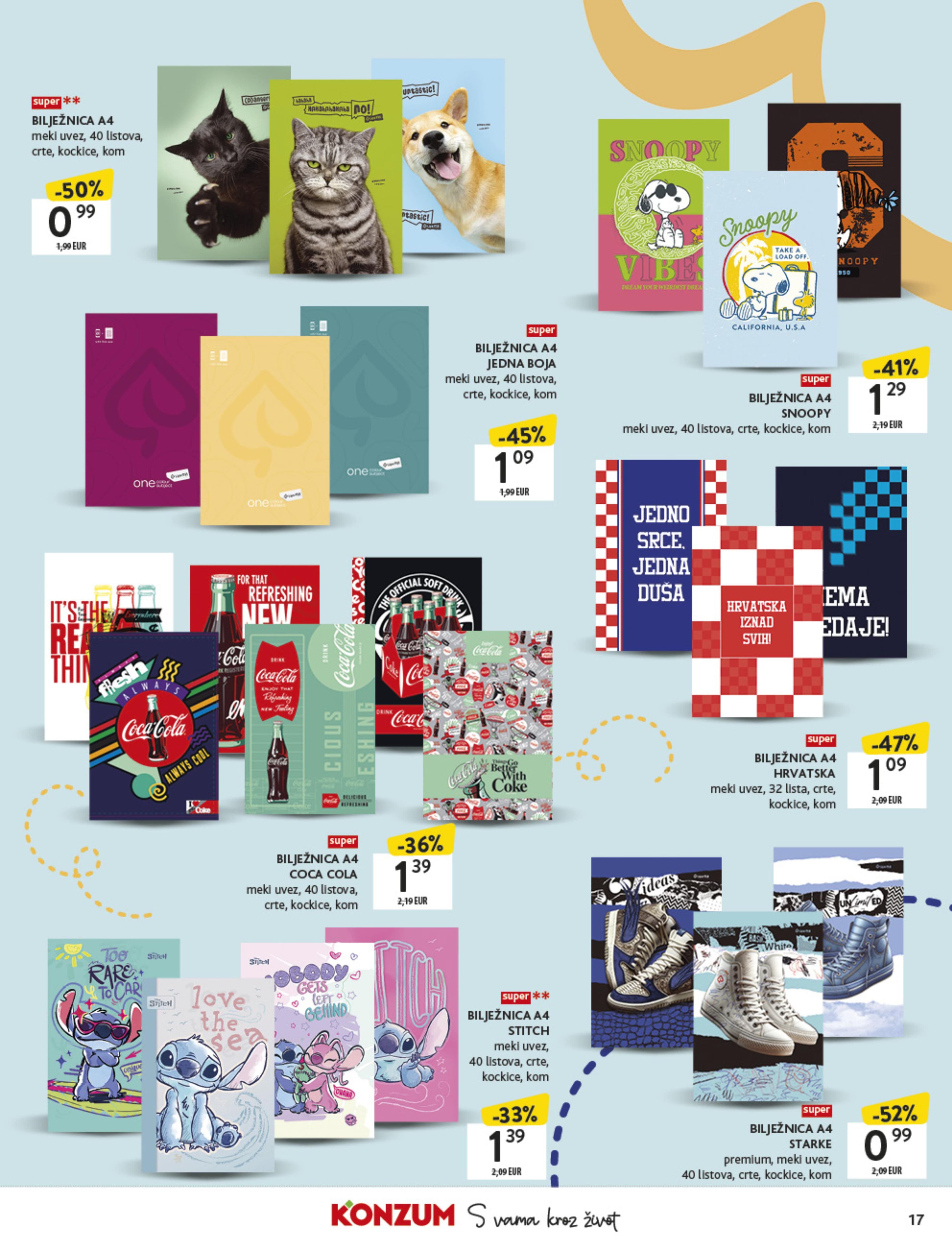 Page from catalog: Povratak u školu