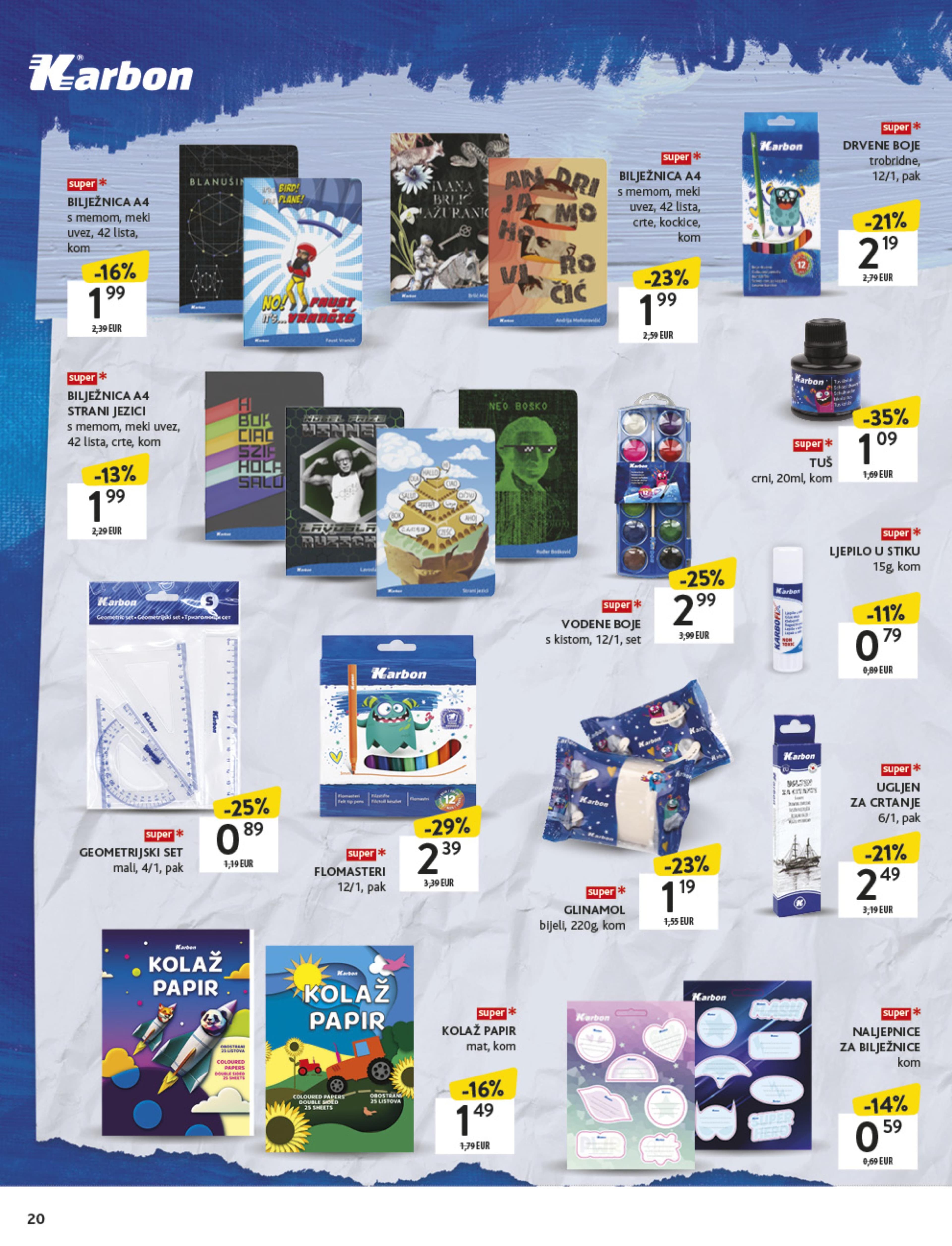 Page from catalog: Povratak u školu