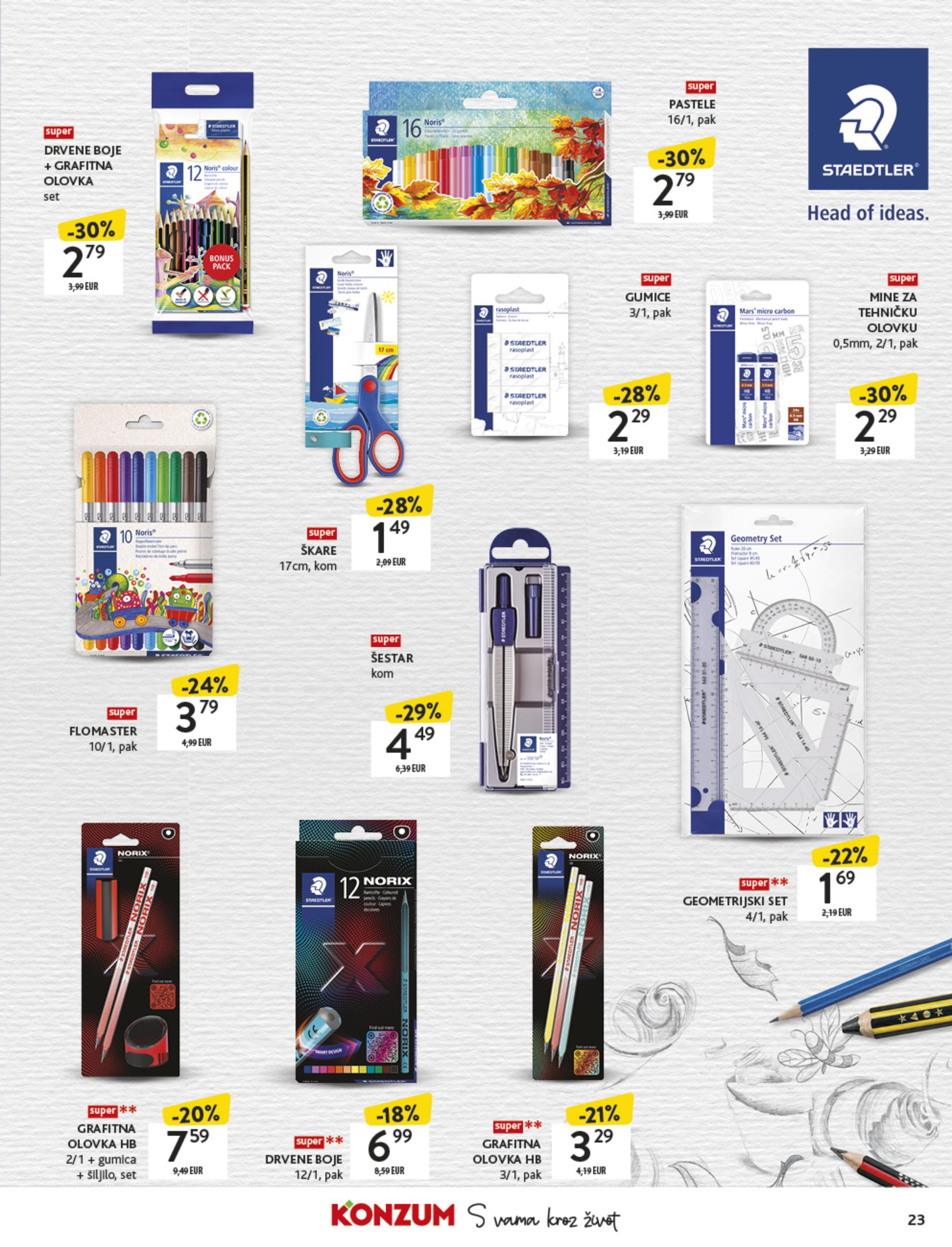 Page from catalog: Povratak u školu