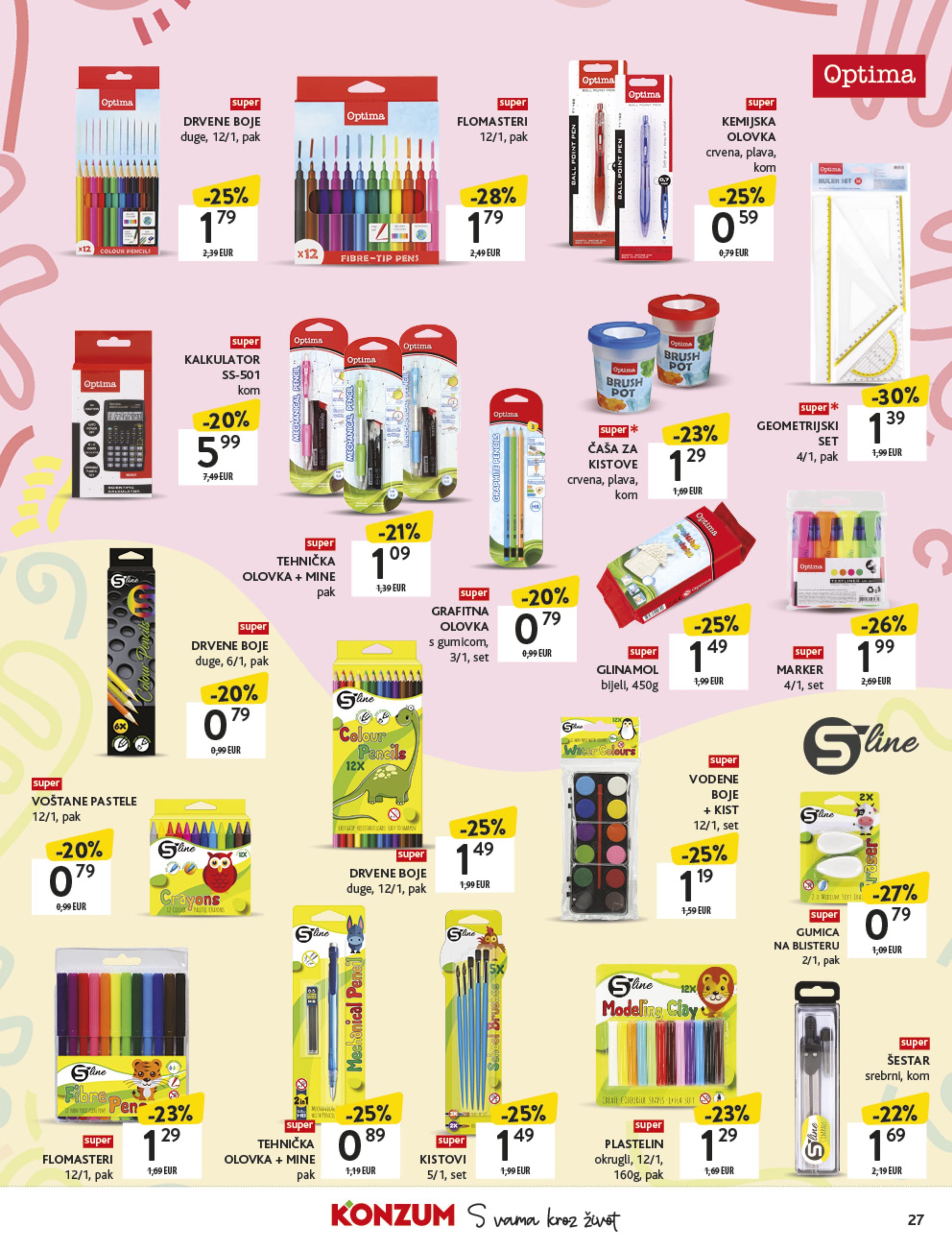 Page from catalog: Povratak u školu