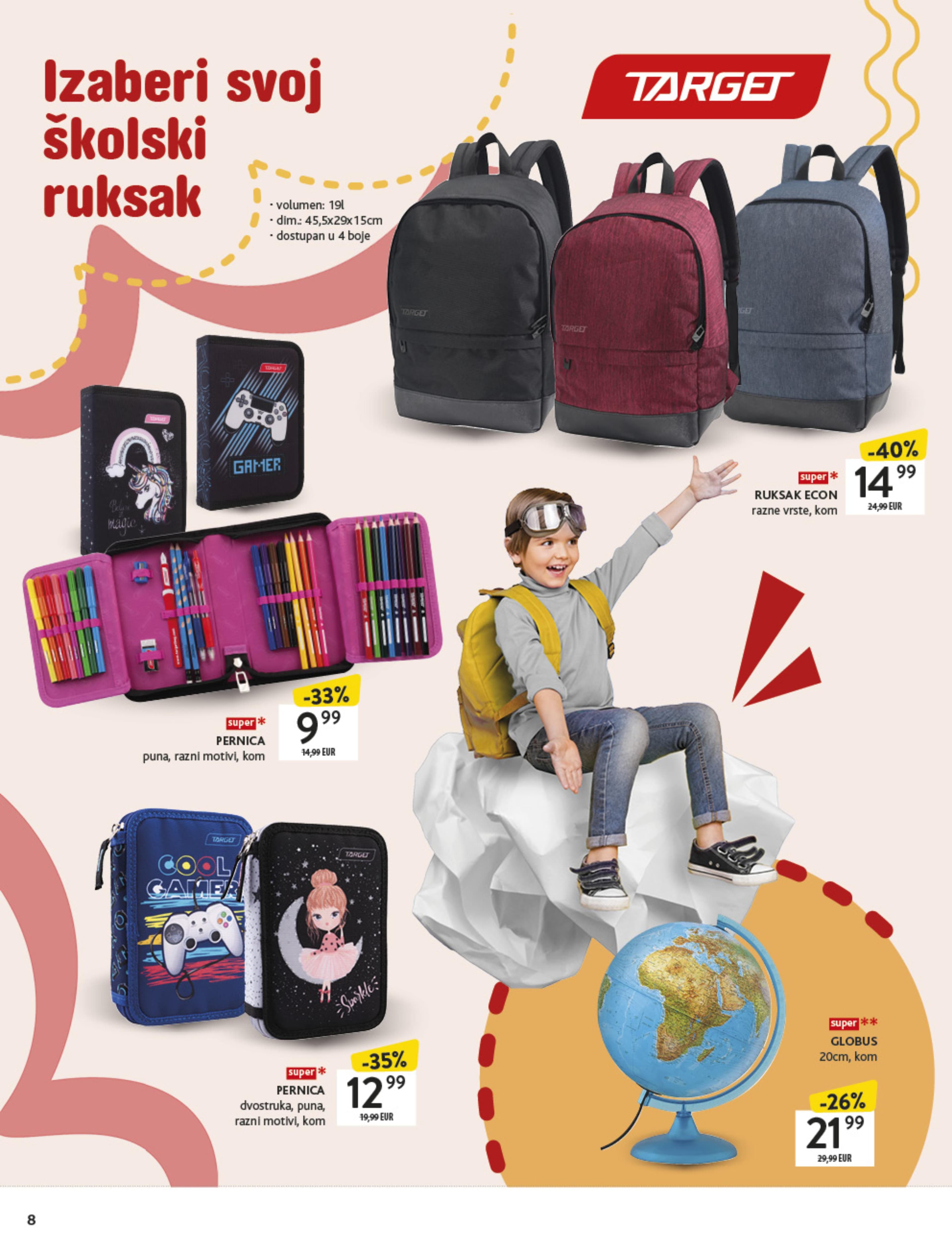 Page from catalog: Povratak u školu