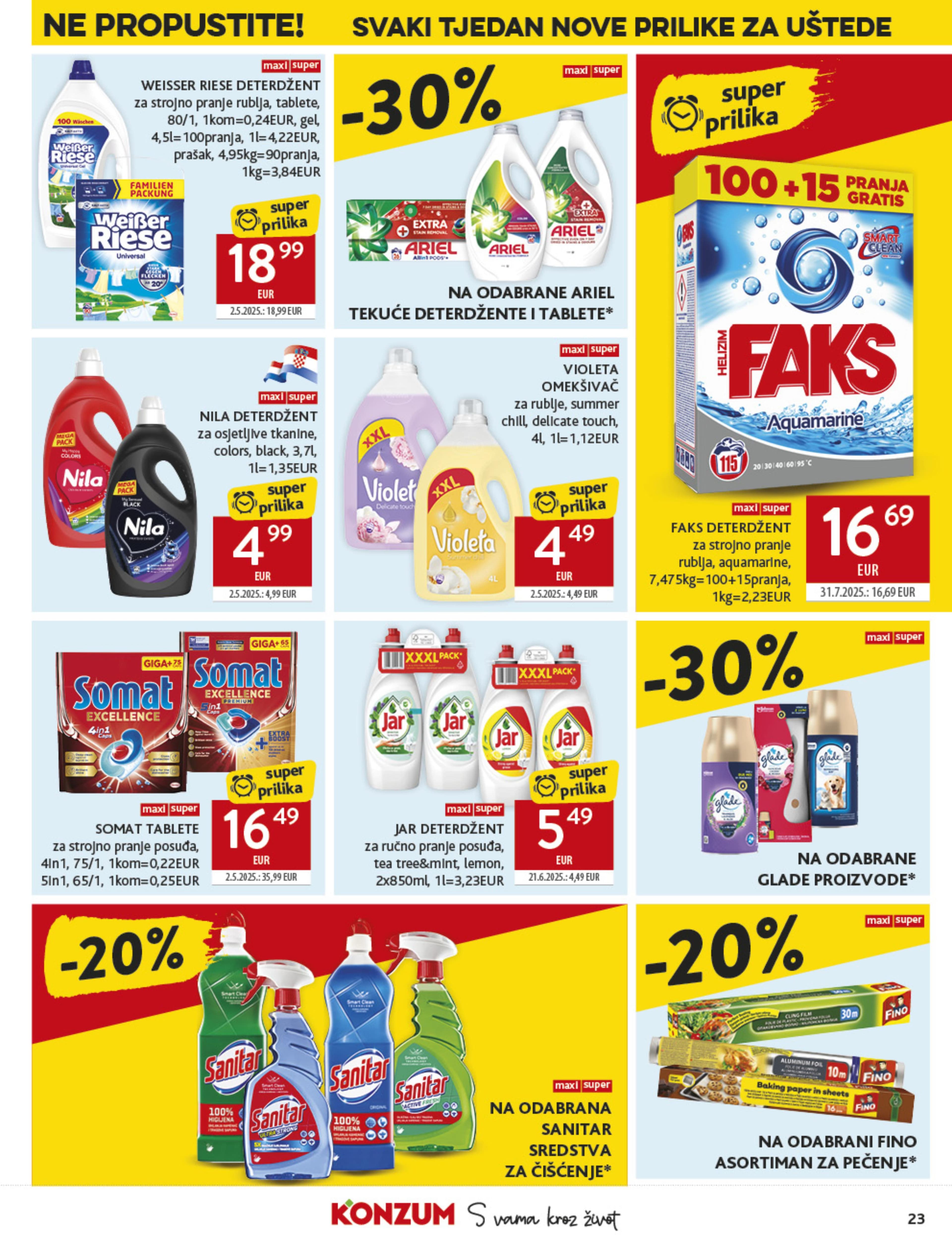 Page from catalog: Akcijska ponuda