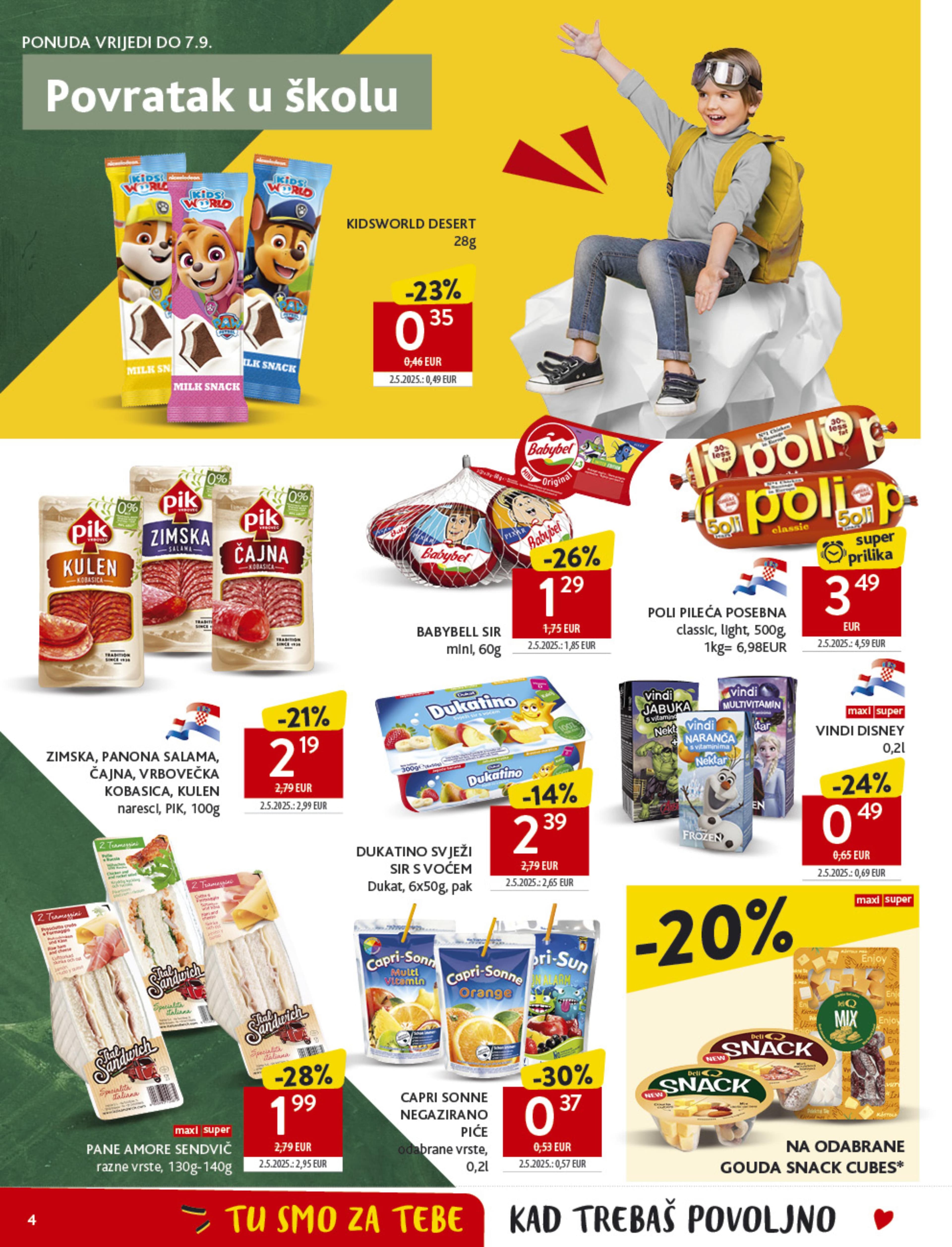 Page from catalog: Akcijska ponuda