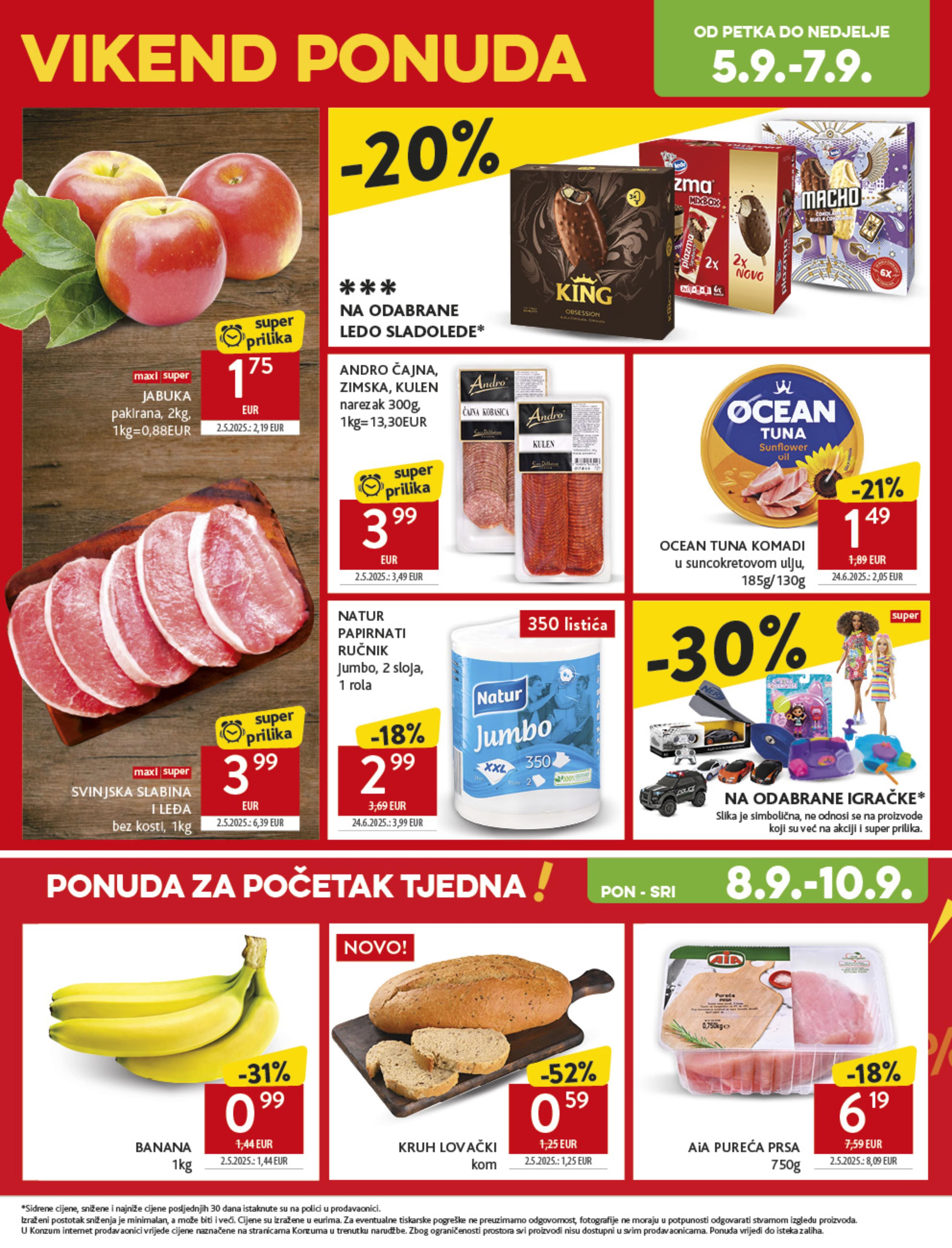 Page from catalog: Akcijska ponuda