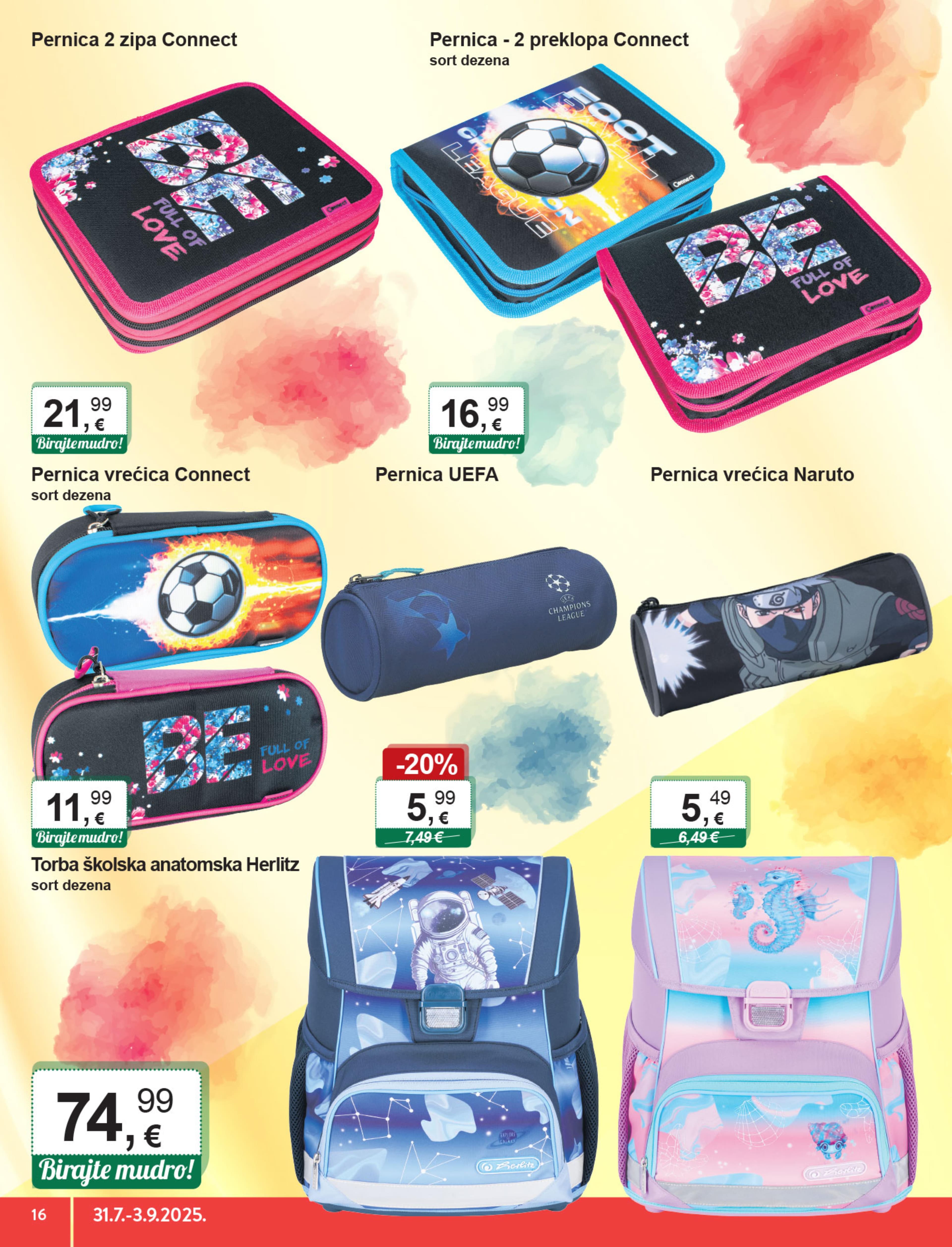 Page from catalog: Povratak u školu
