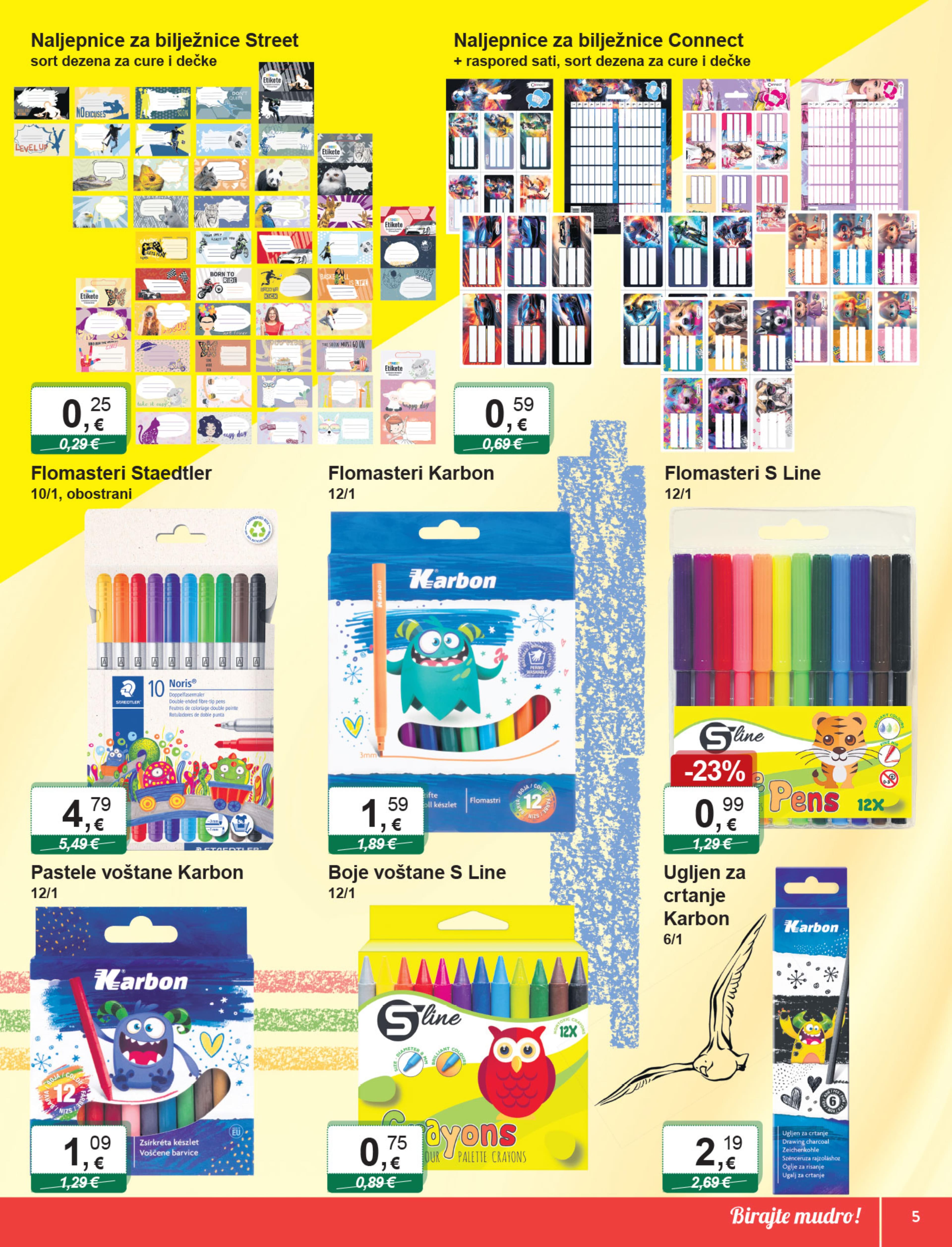 Page from catalog: Povratak u školu