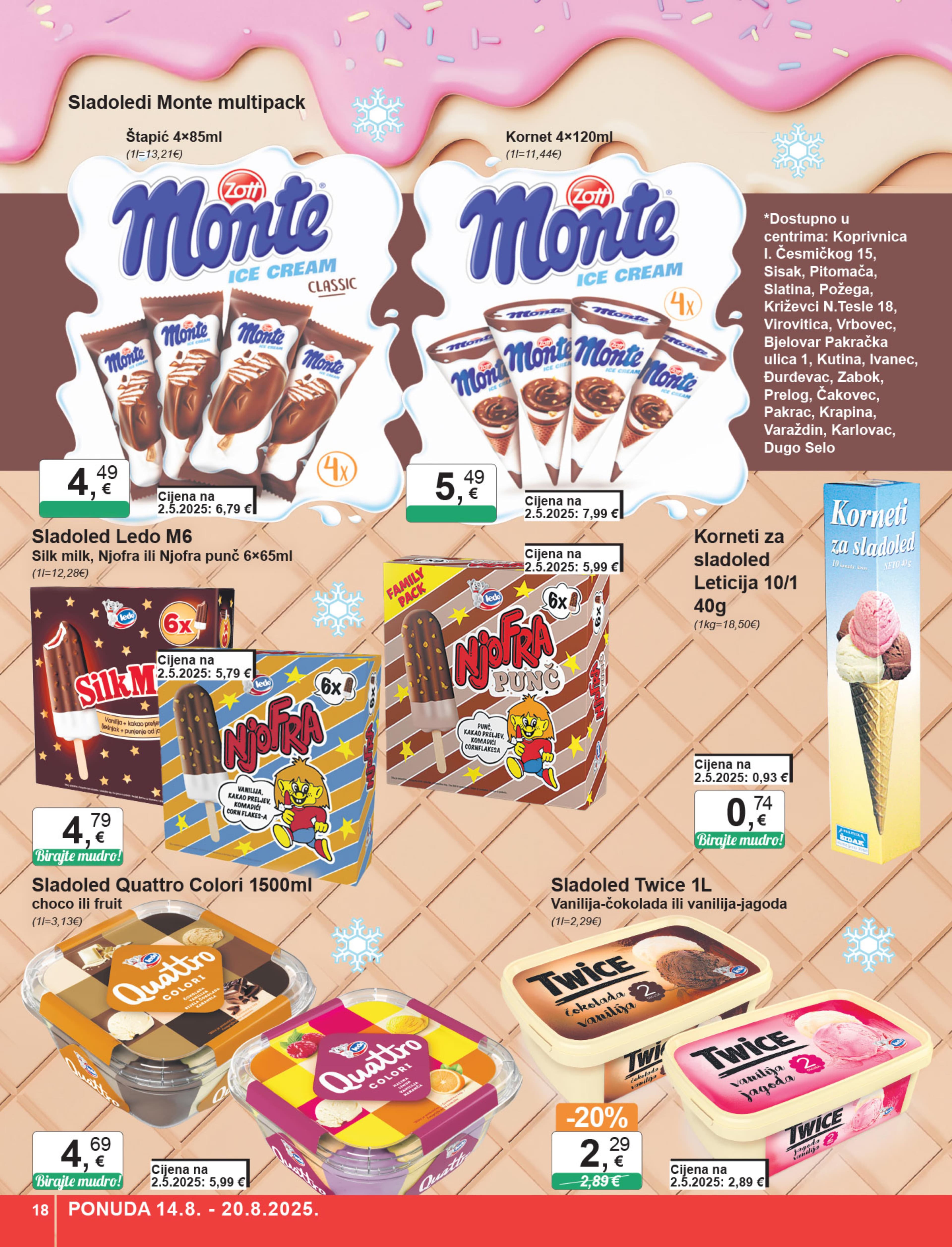 Page from catalog: Široka potrošnja