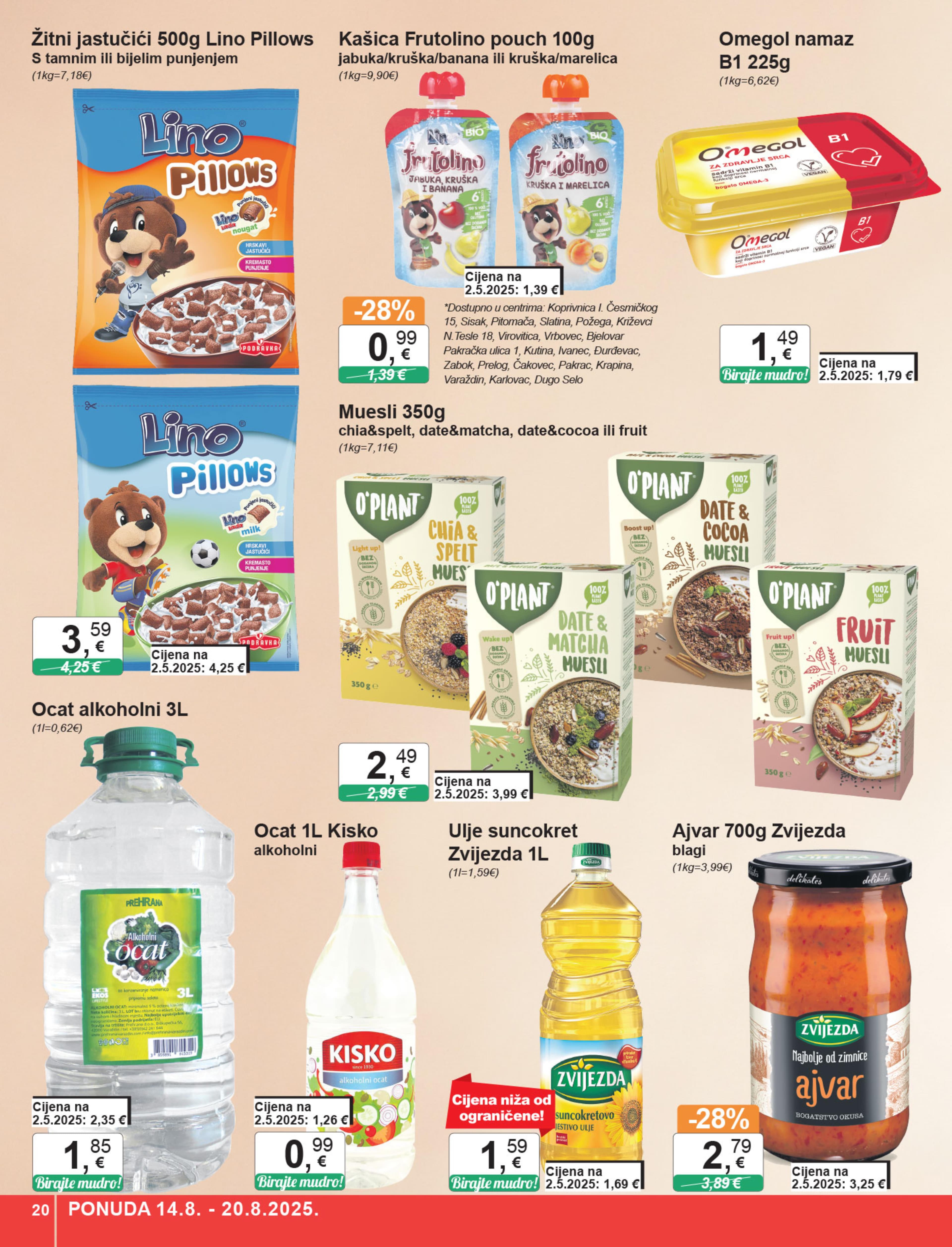 Page from catalog: Široka potrošnja