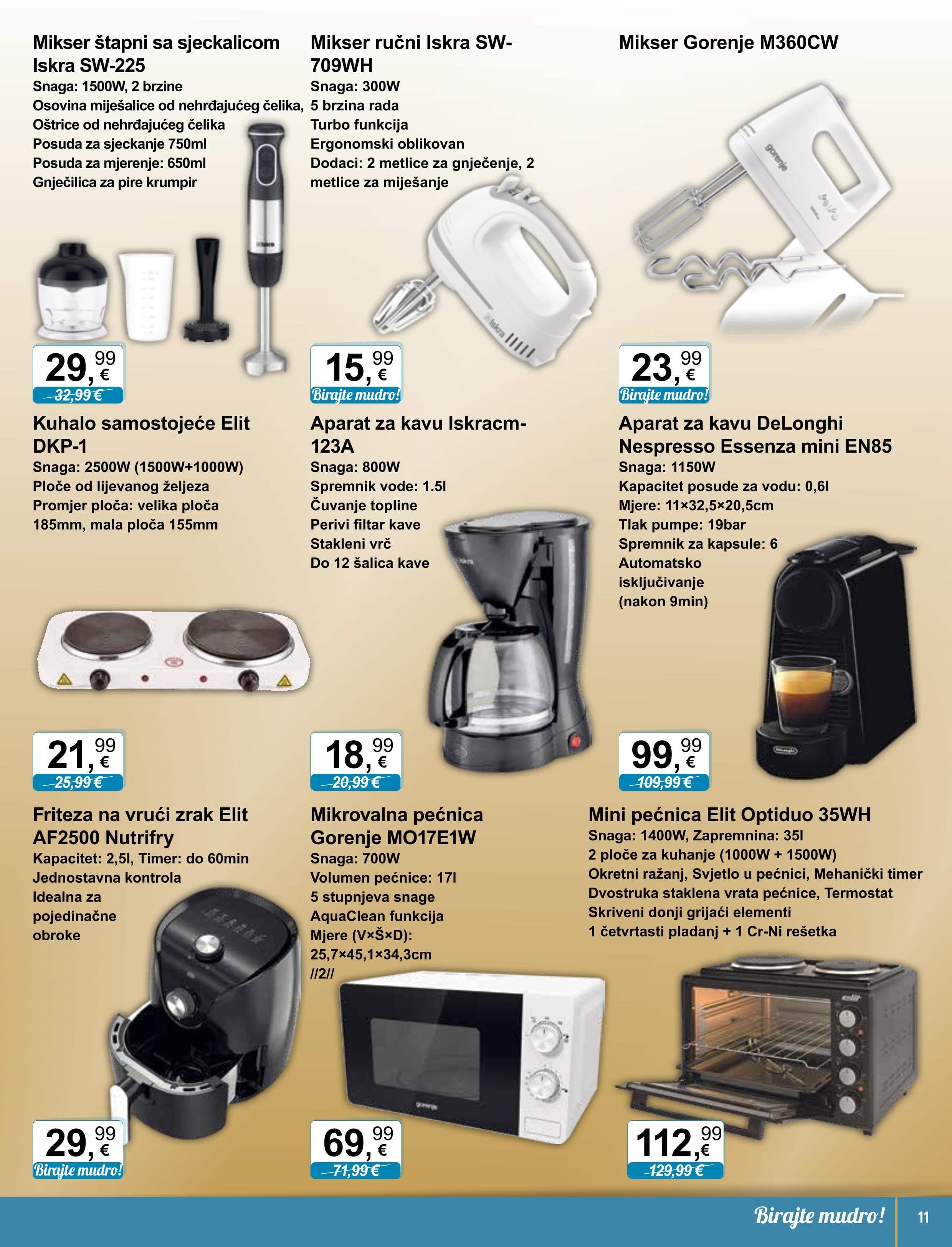 Page from catalog: Tehnika i posuđe