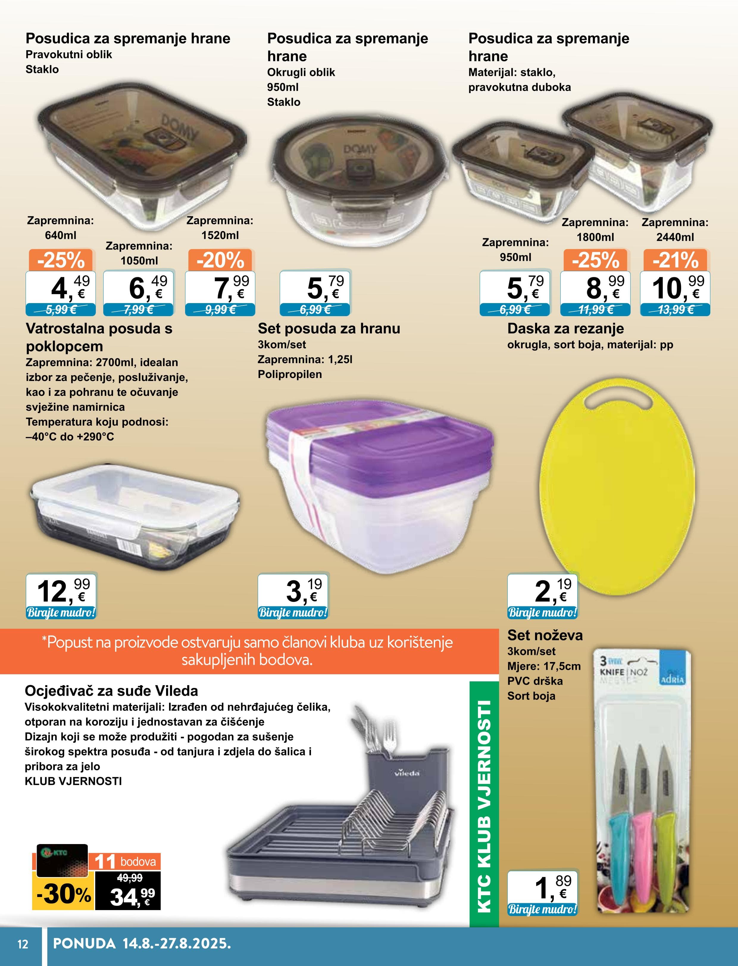 Page from catalog: Tehnika i posuđe