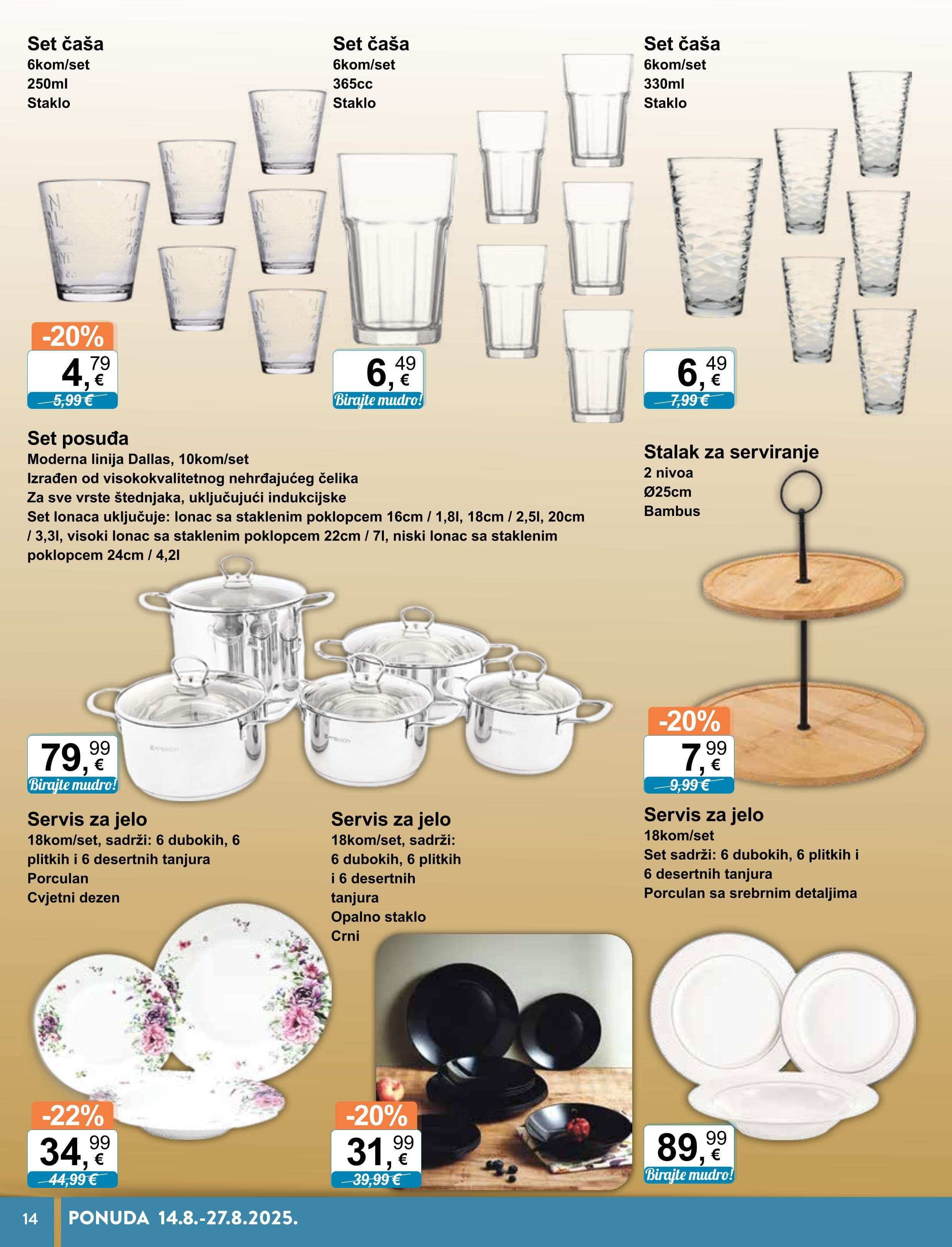 Page from catalog: Tehnika i posuđe