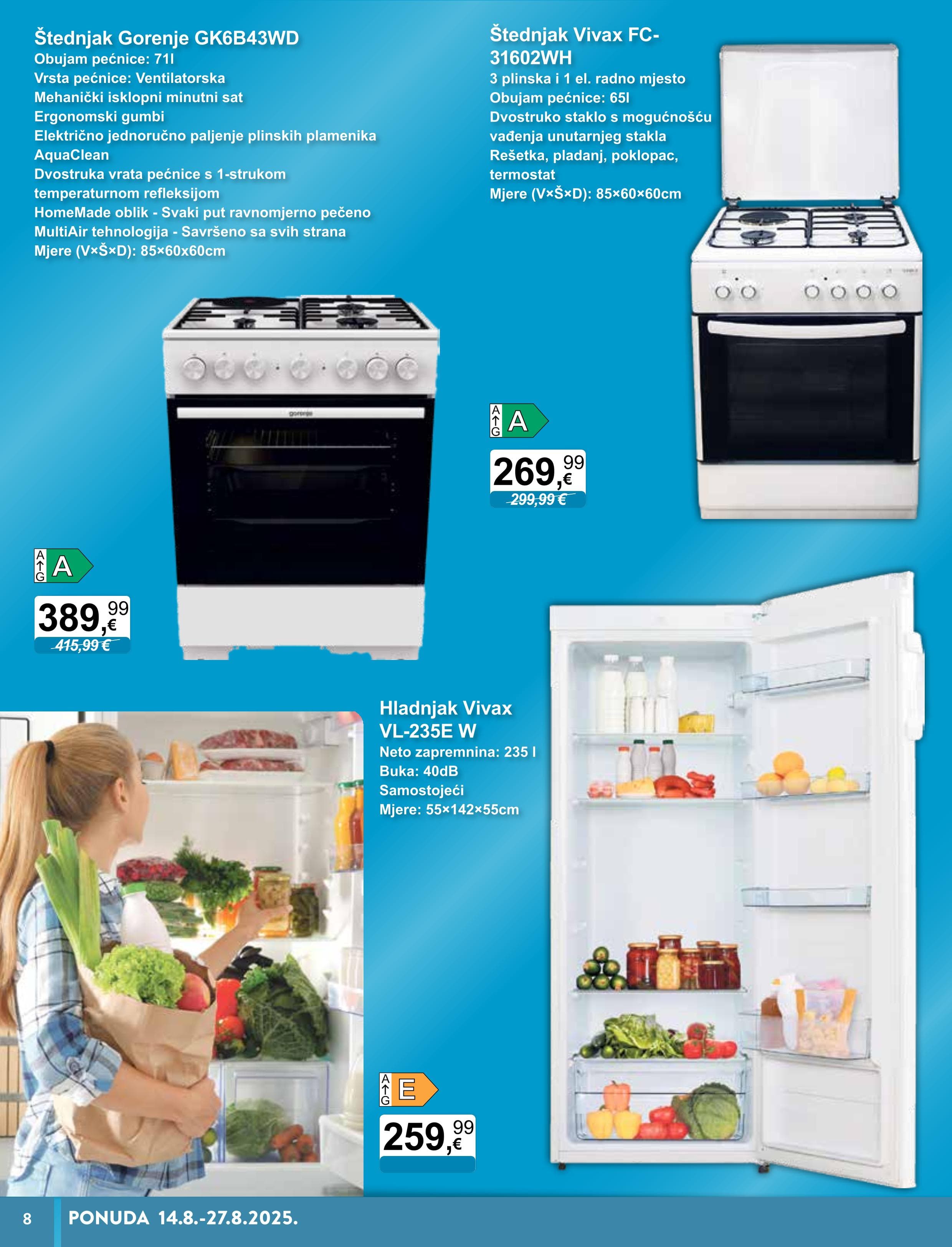 Page from catalog: Tehnika i posuđe
