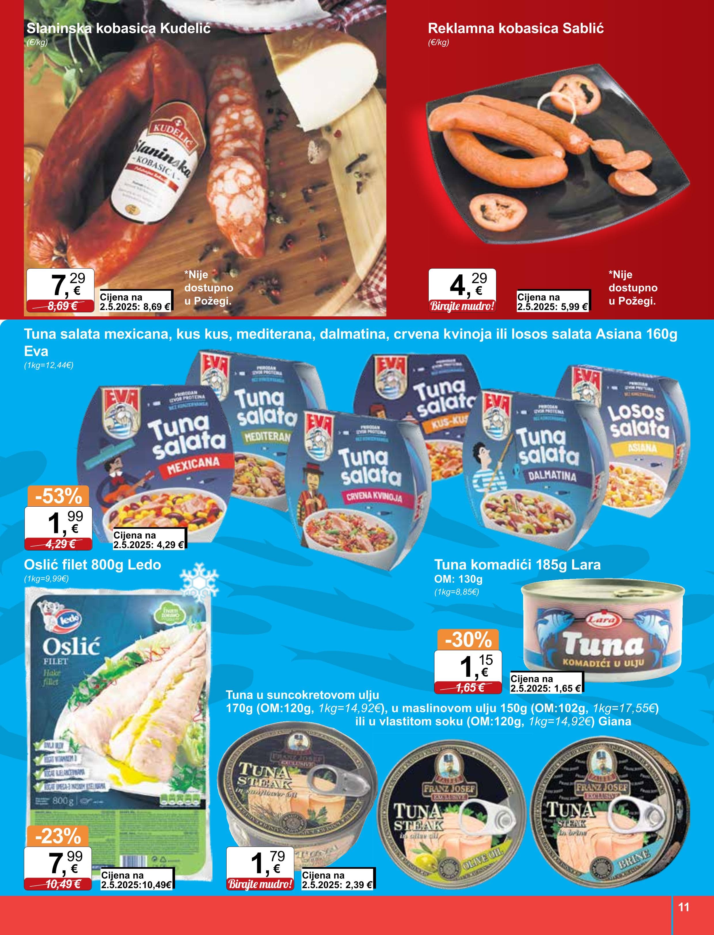 Page from catalog: Široka potrošnja