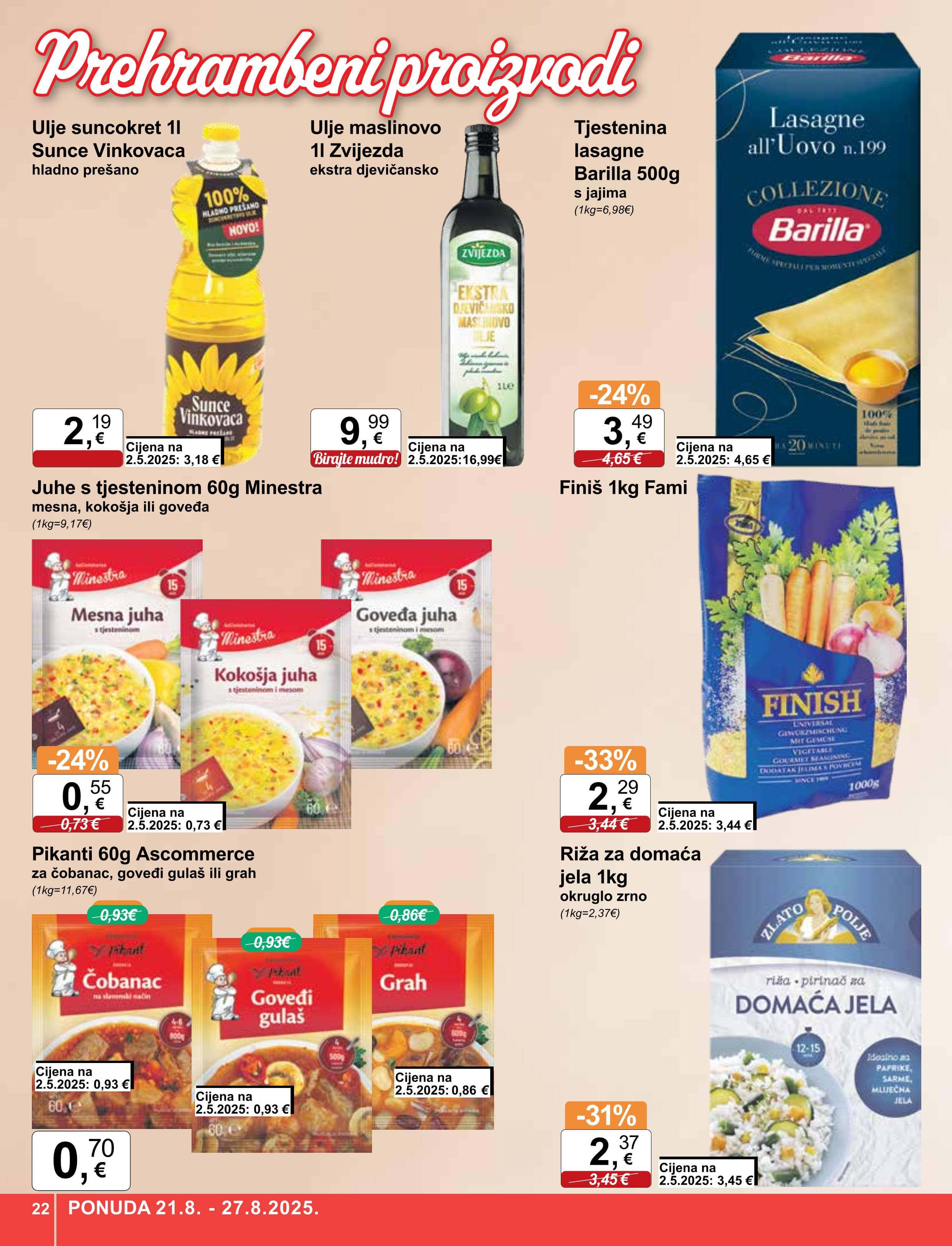 Page from catalog: Široka potrošnja