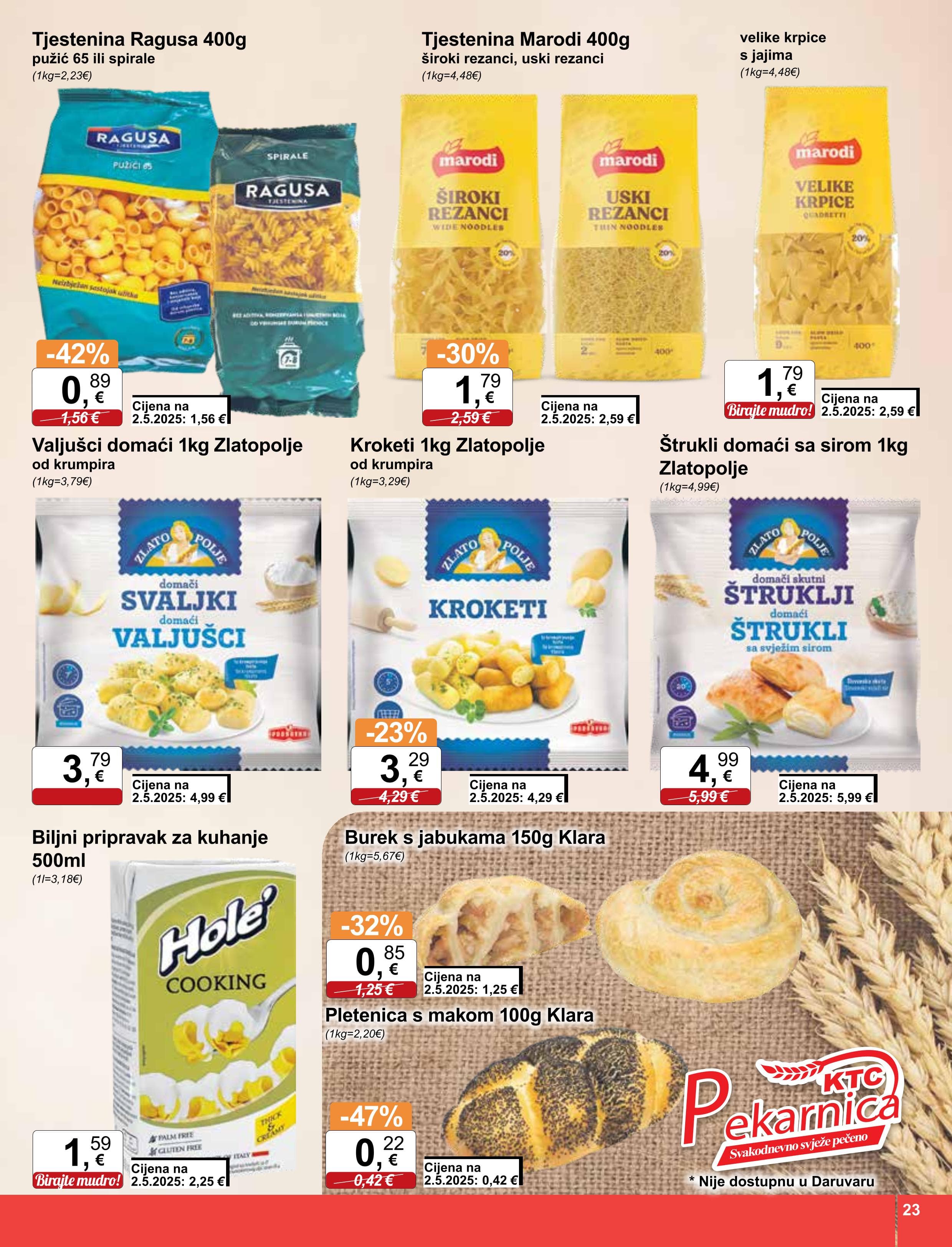Page from catalog: Široka potrošnja