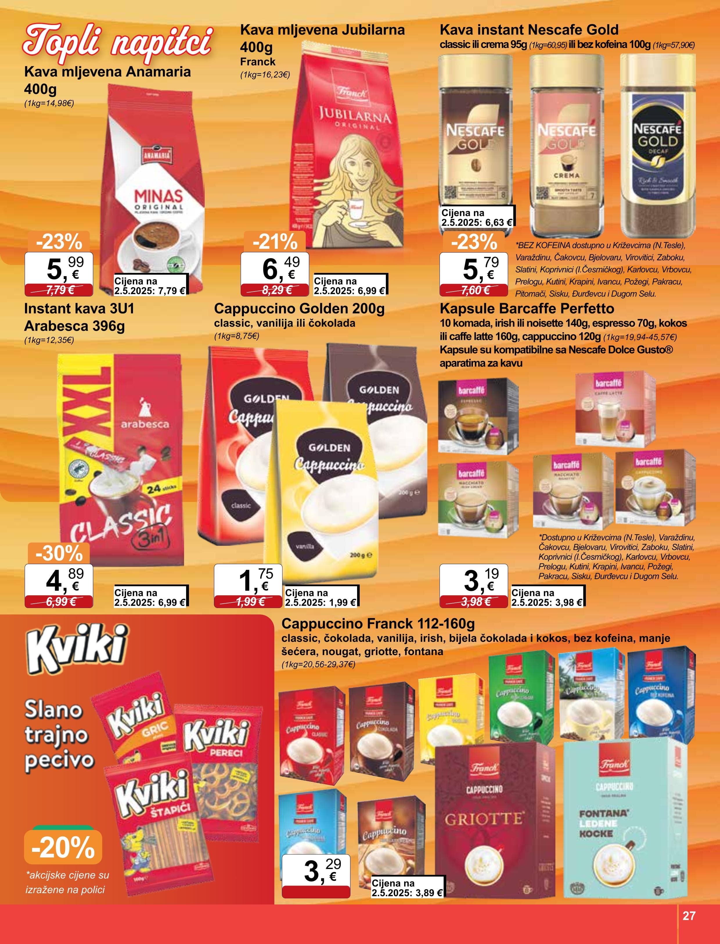 Page from catalog: Široka potrošnja