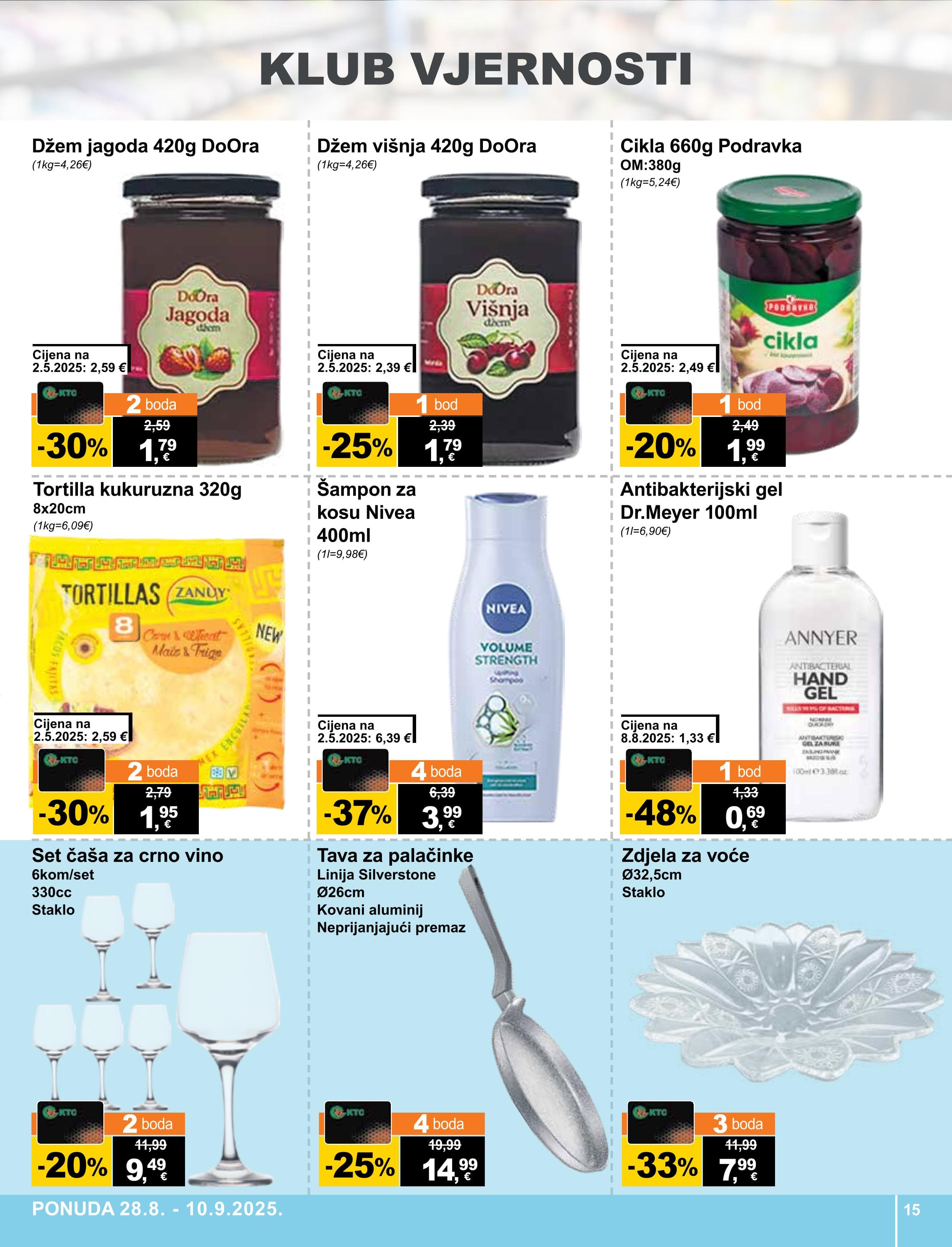 Page from catalog: Široka potrošnja