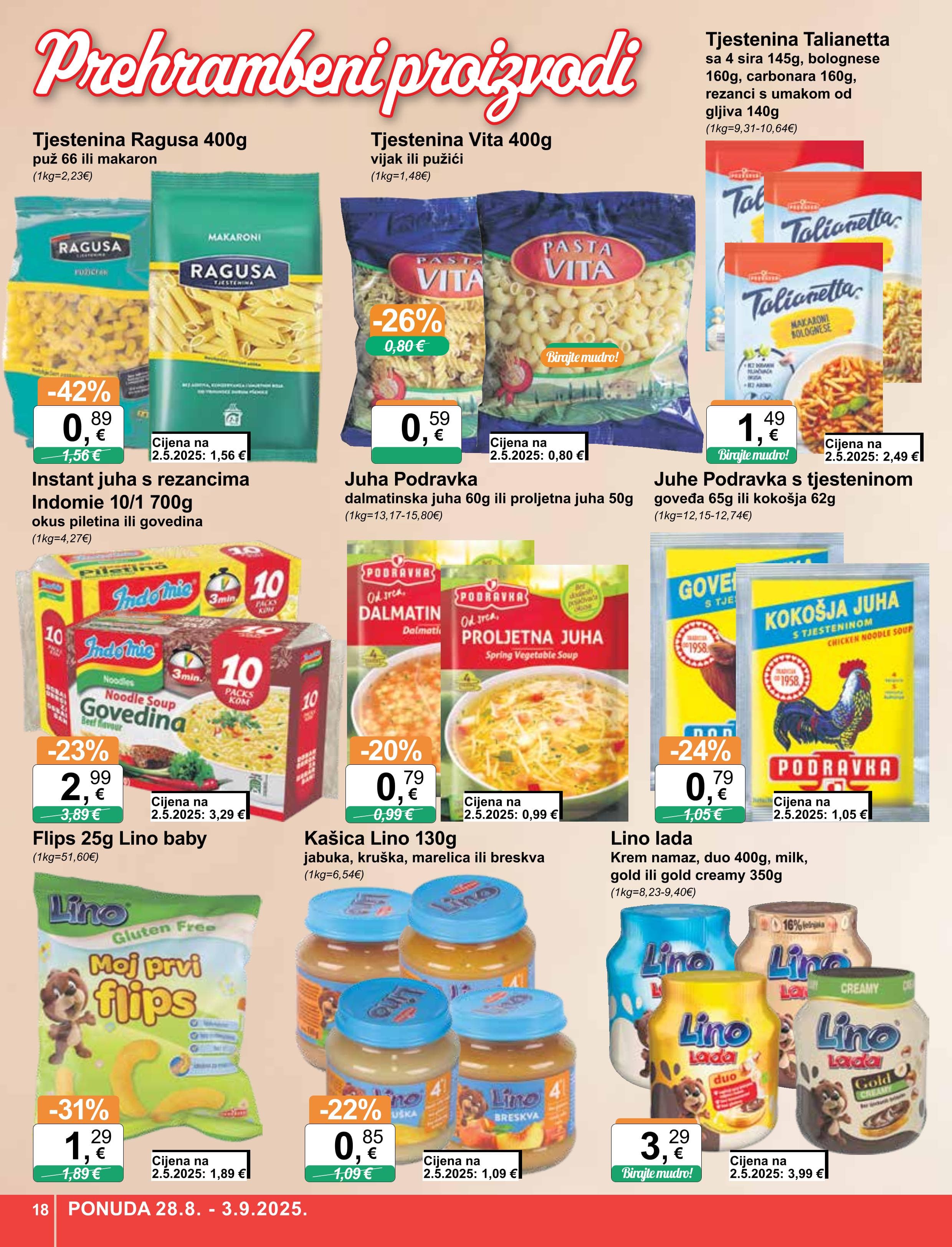 Page from catalog: Široka potrošnja