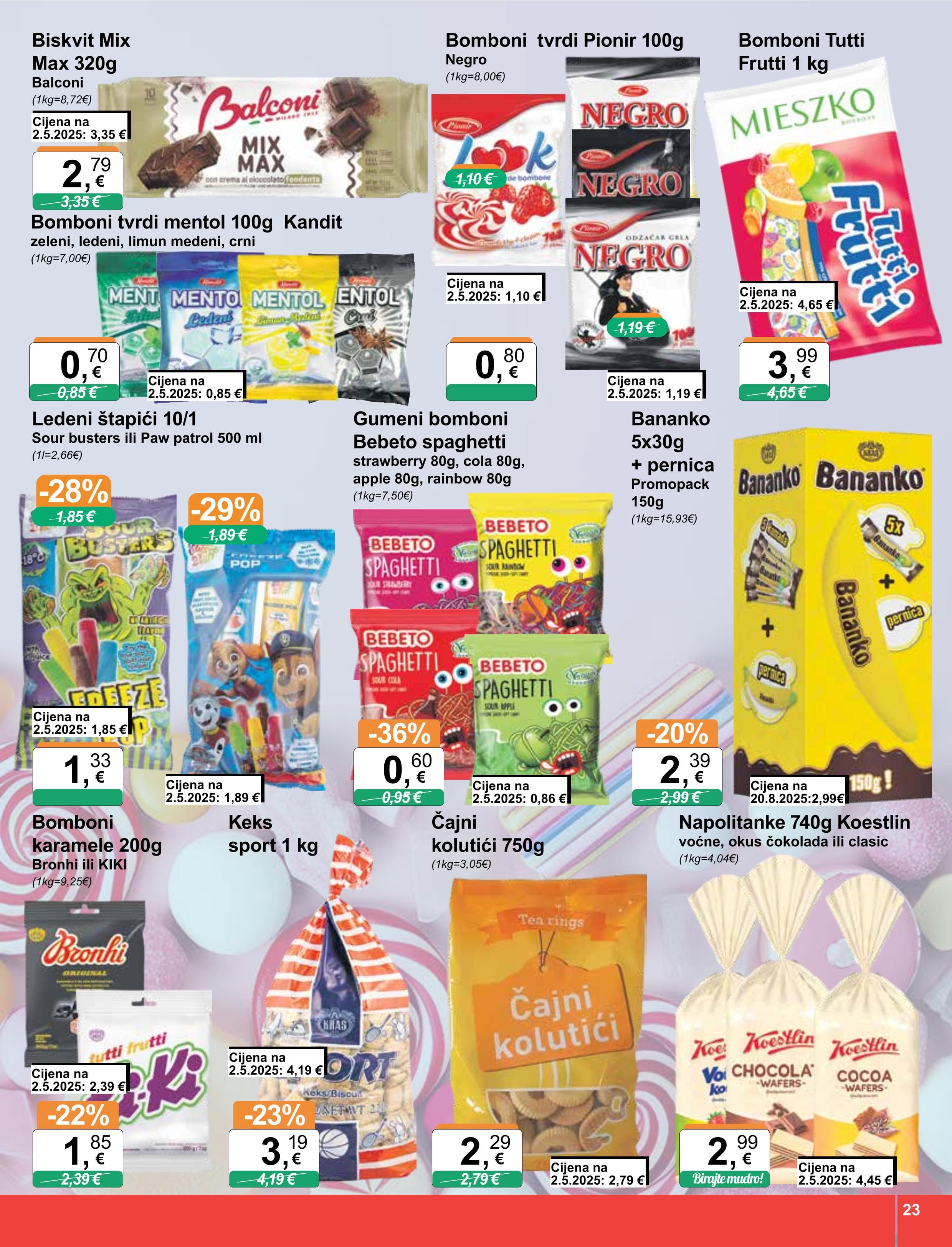 Page from catalog: Široka potrošnja