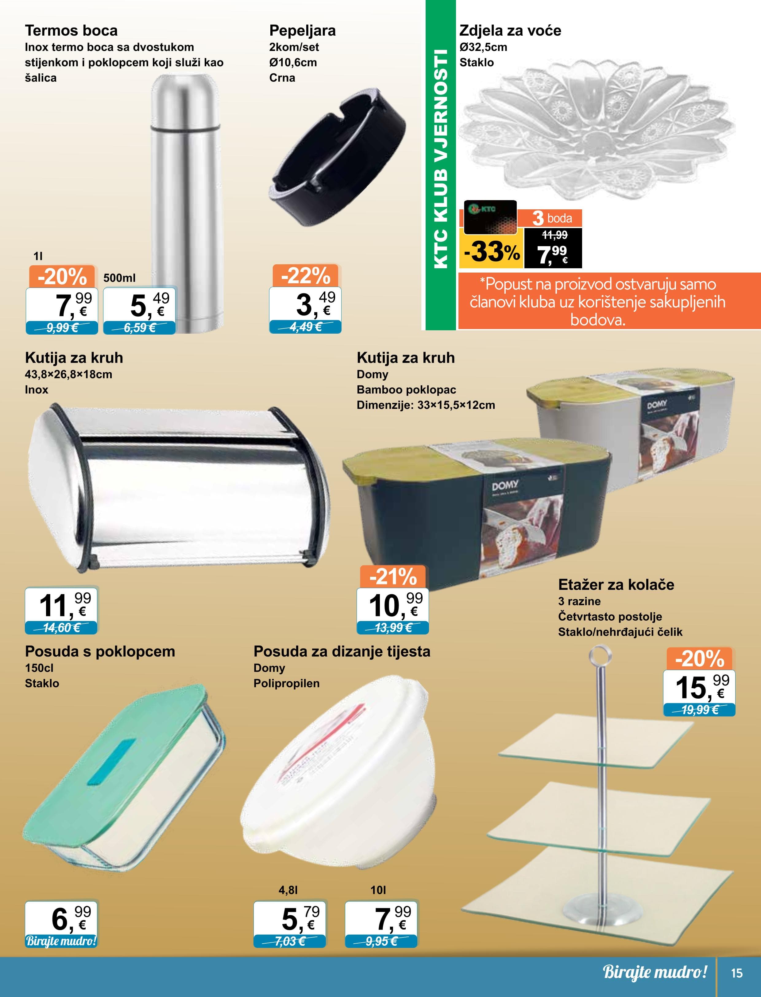 Page from catalog: Tehnika i posuđe
