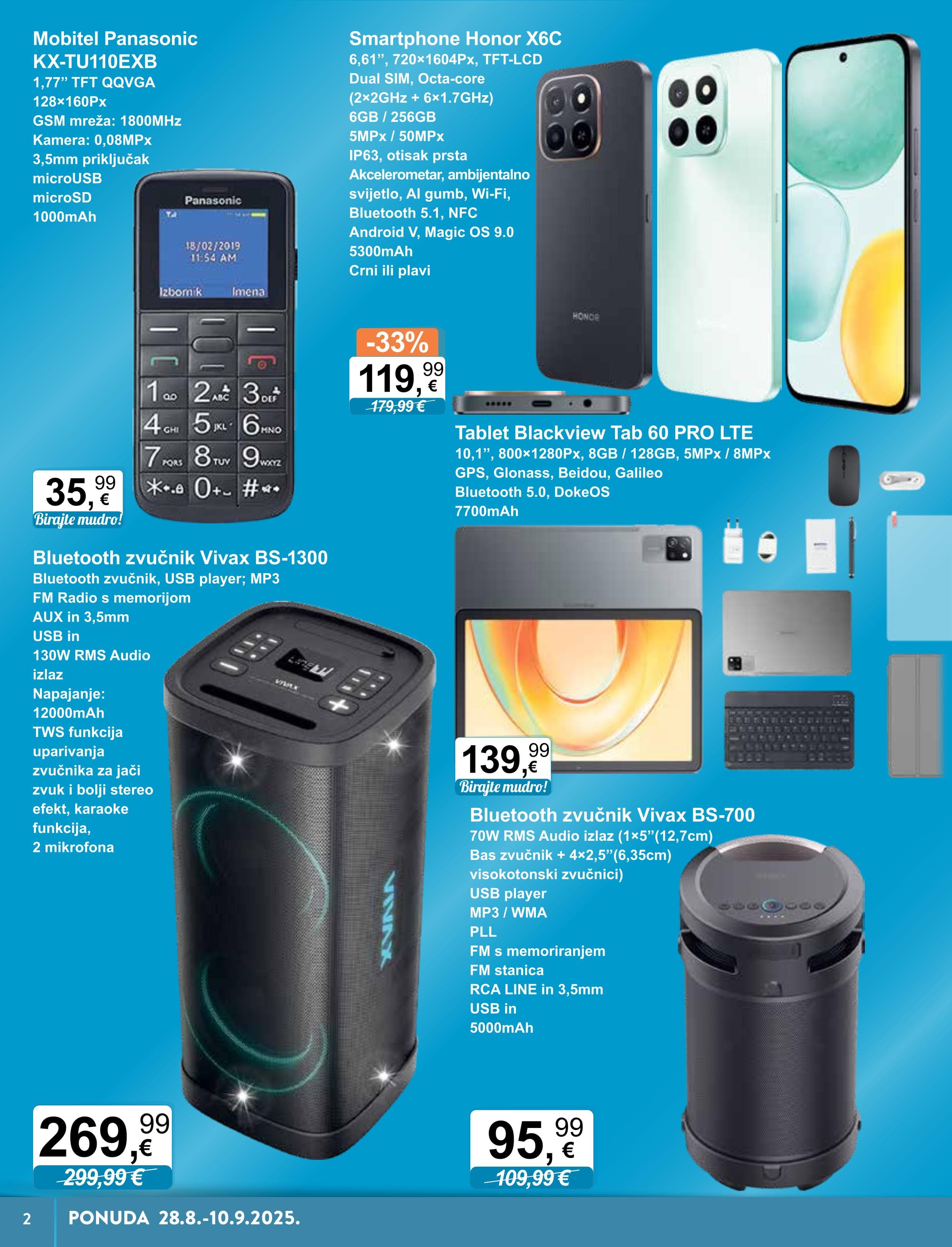 Page from catalog: Tehnika i posuđe