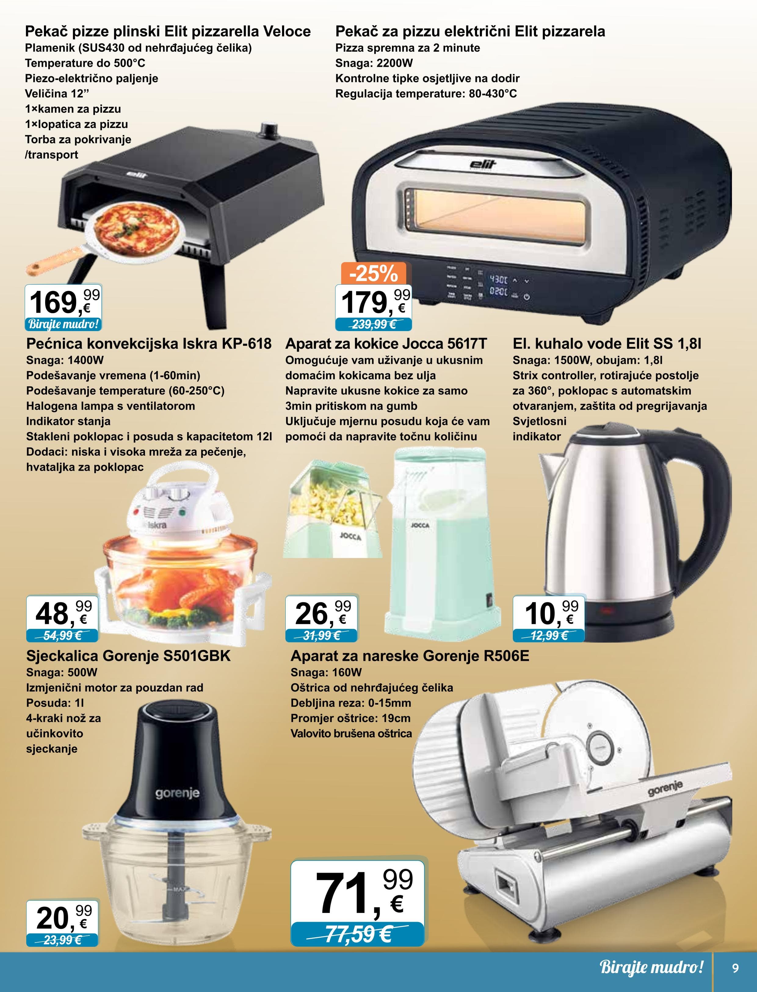 Page from catalog: Tehnika i posuđe
