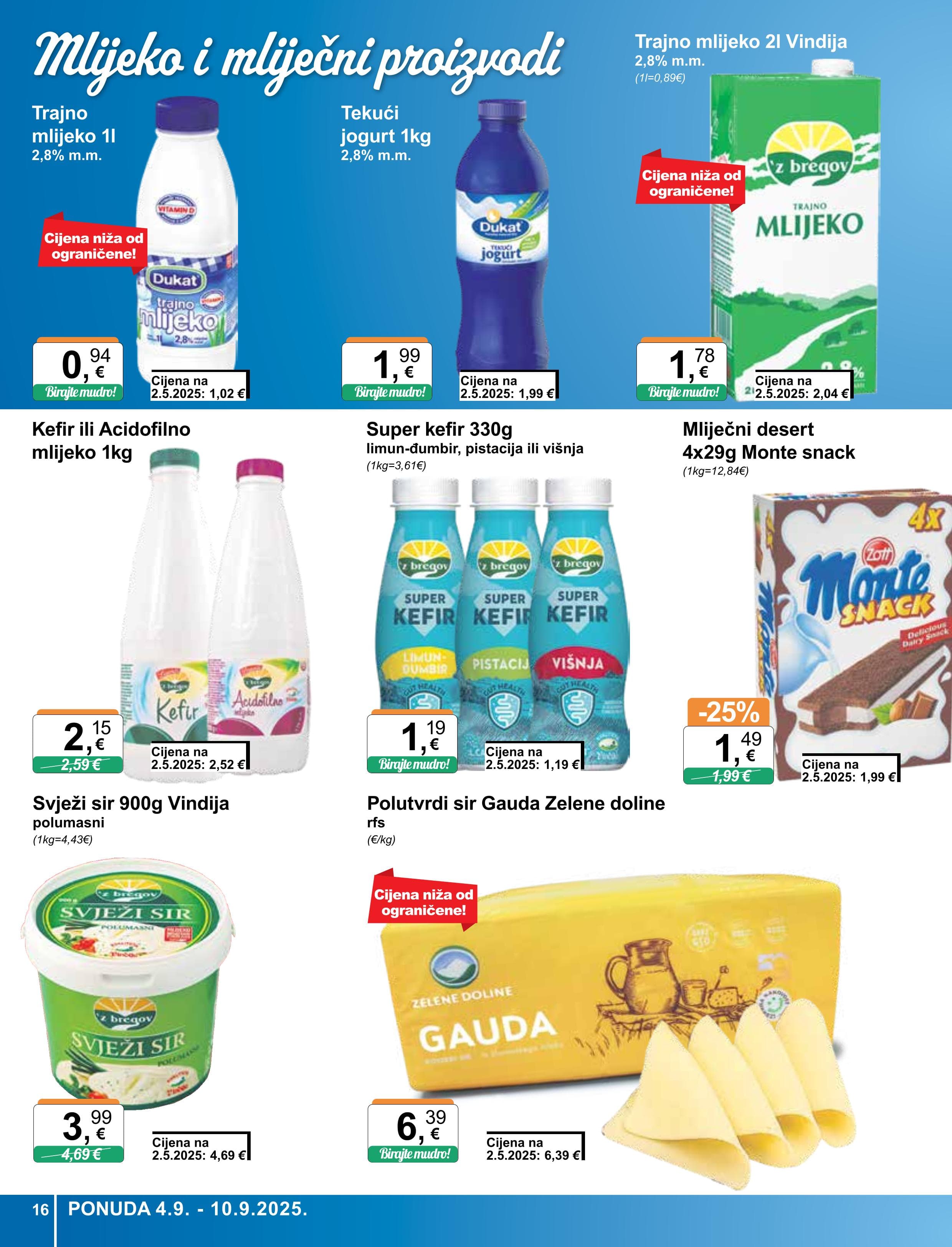 Page from catalog: Široka potrošnja