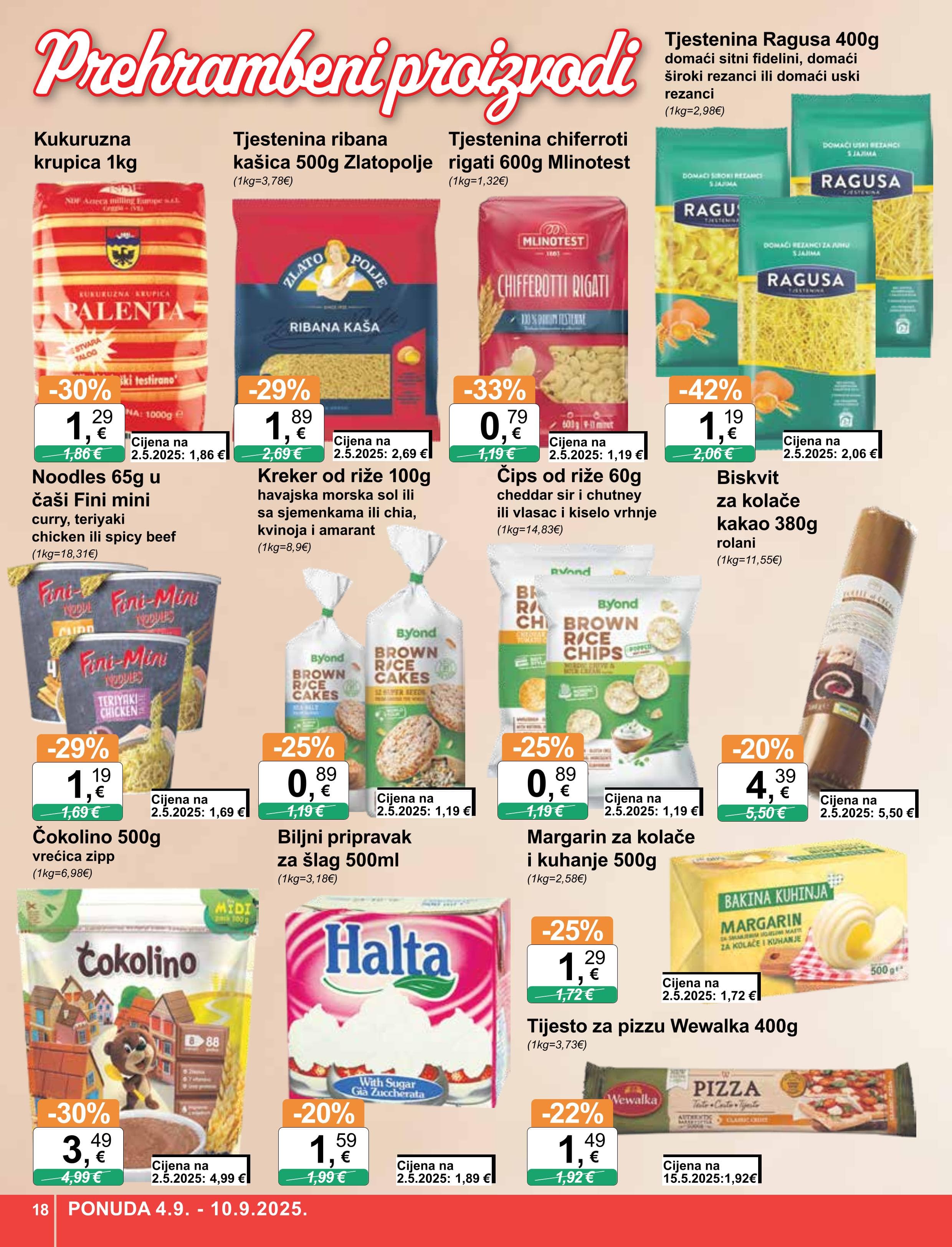 Page from catalog: Široka potrošnja