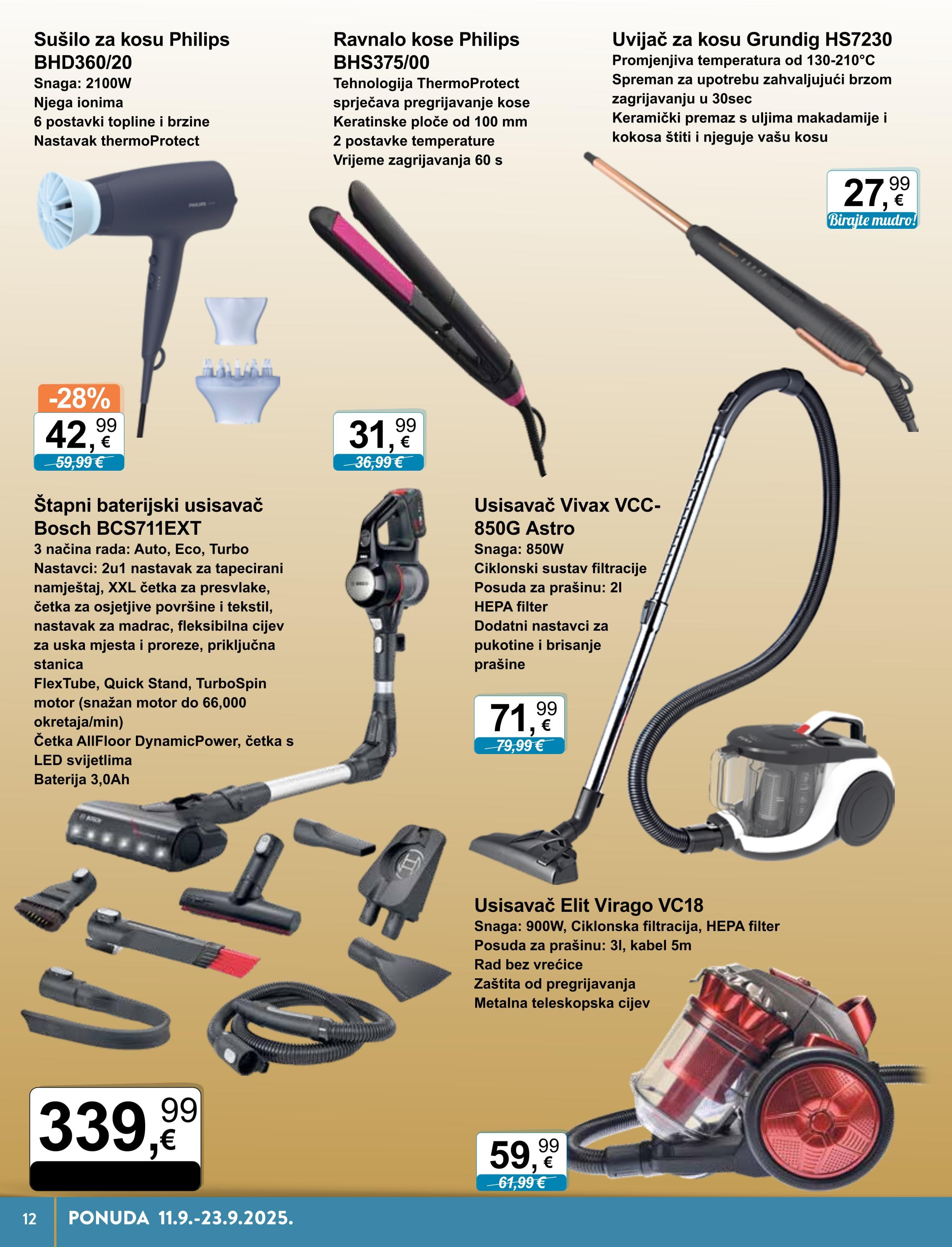 Page from catalog: Tehnika i posuđe