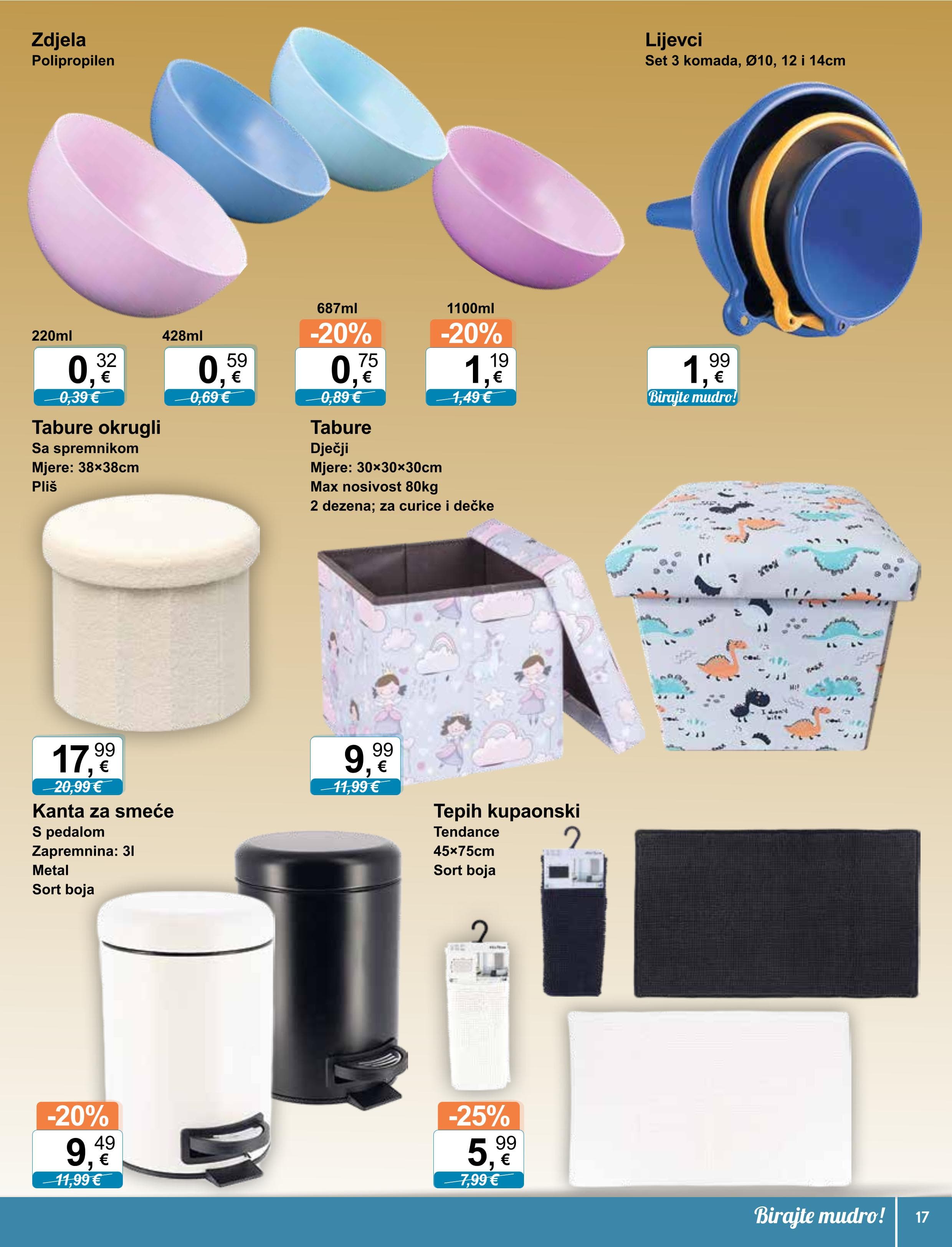 Page from catalog: Tehnika i posuđe