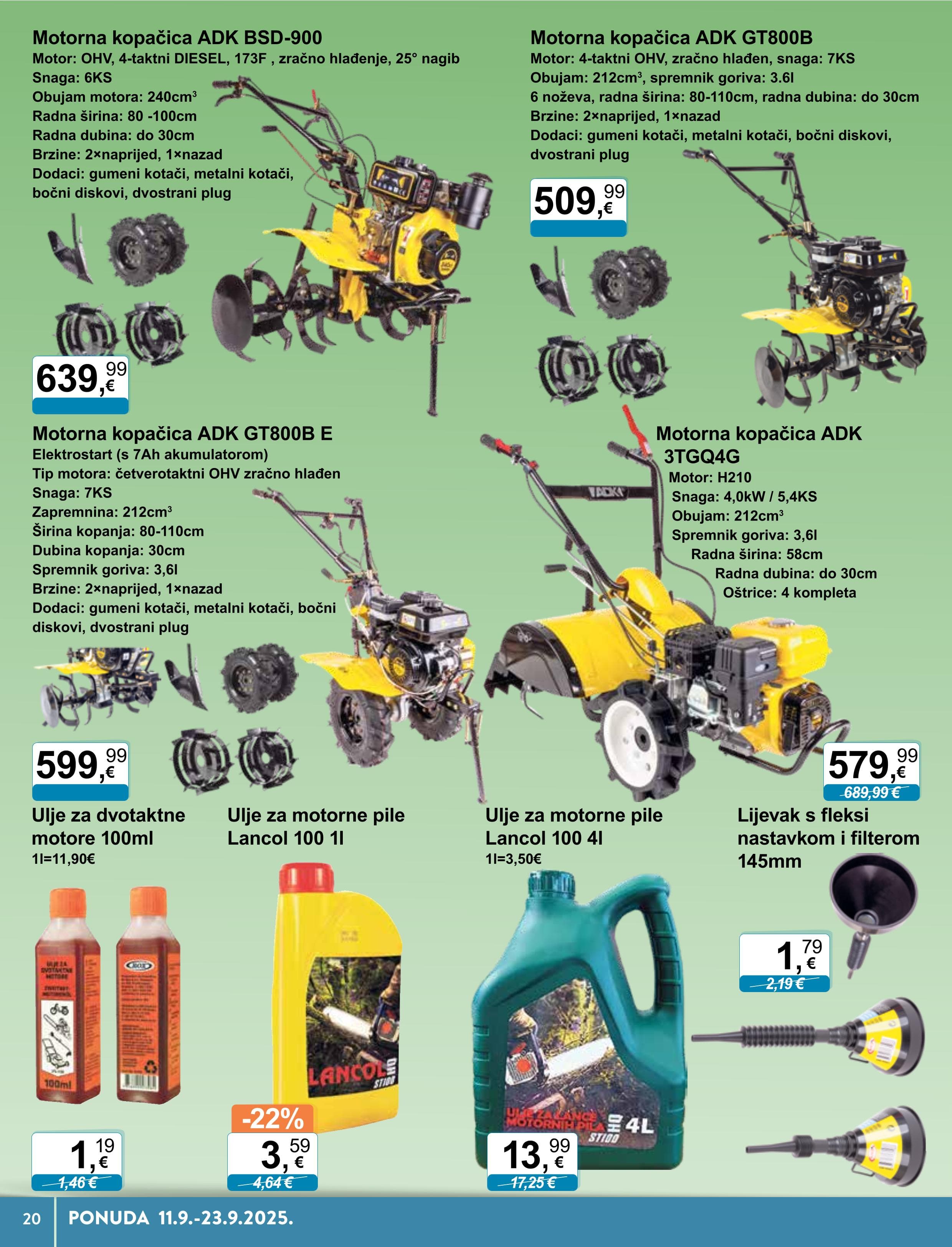 Page from catalog: Tehnika i posuđe