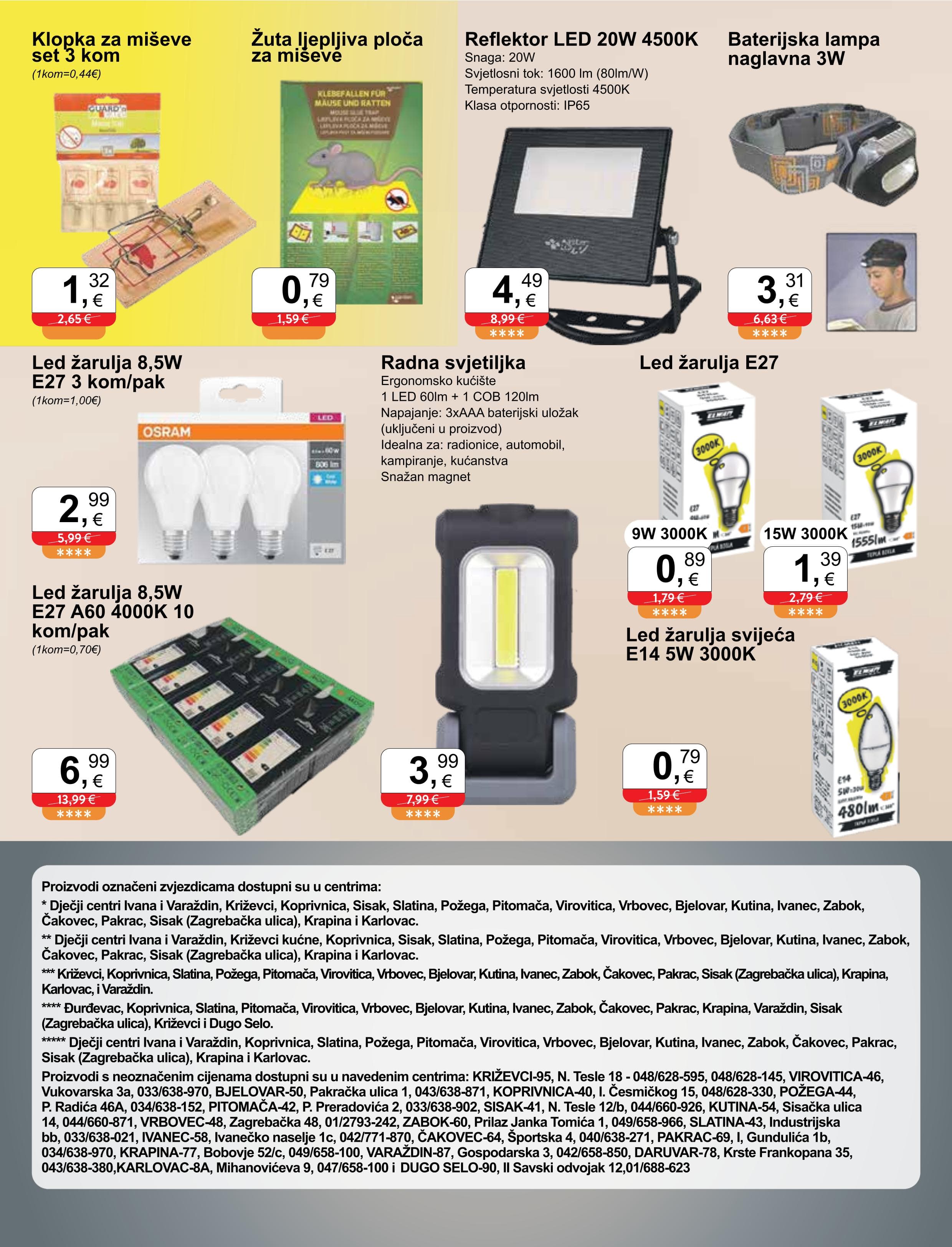 Page from catalog: Sve u pola cijene