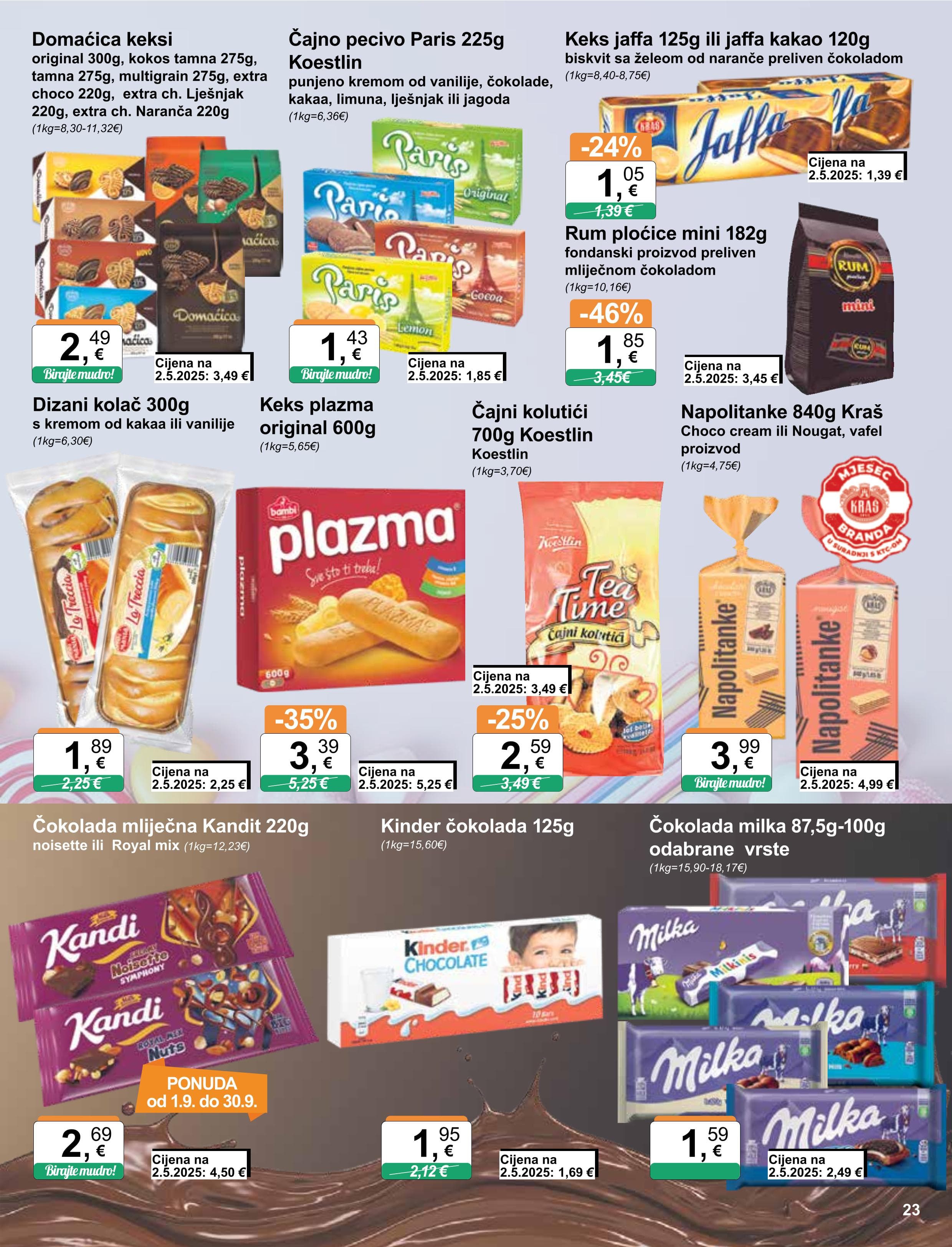 Page from catalog: Široka potrošnja