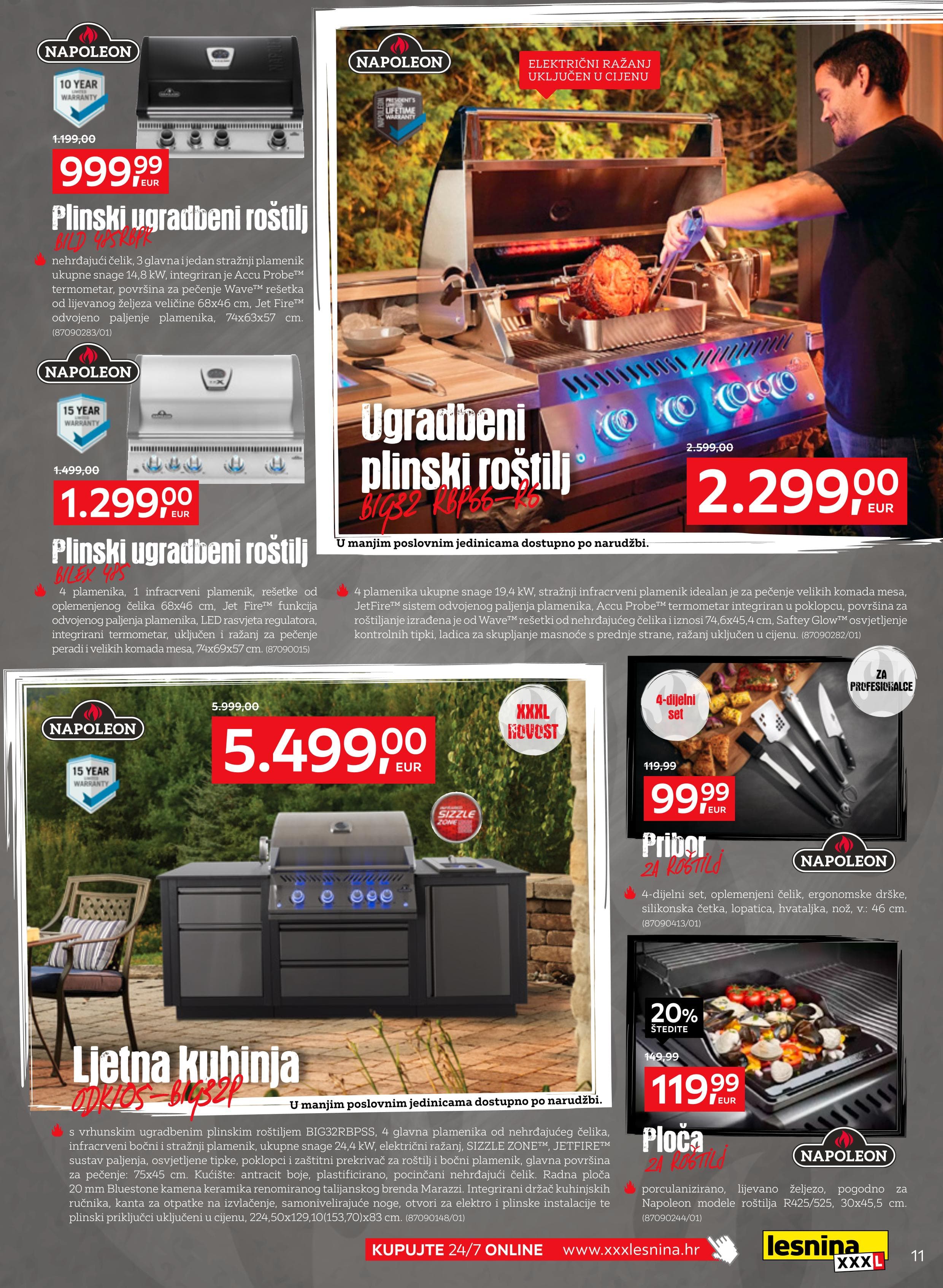 Page from catalog: Ljetne roštiljade