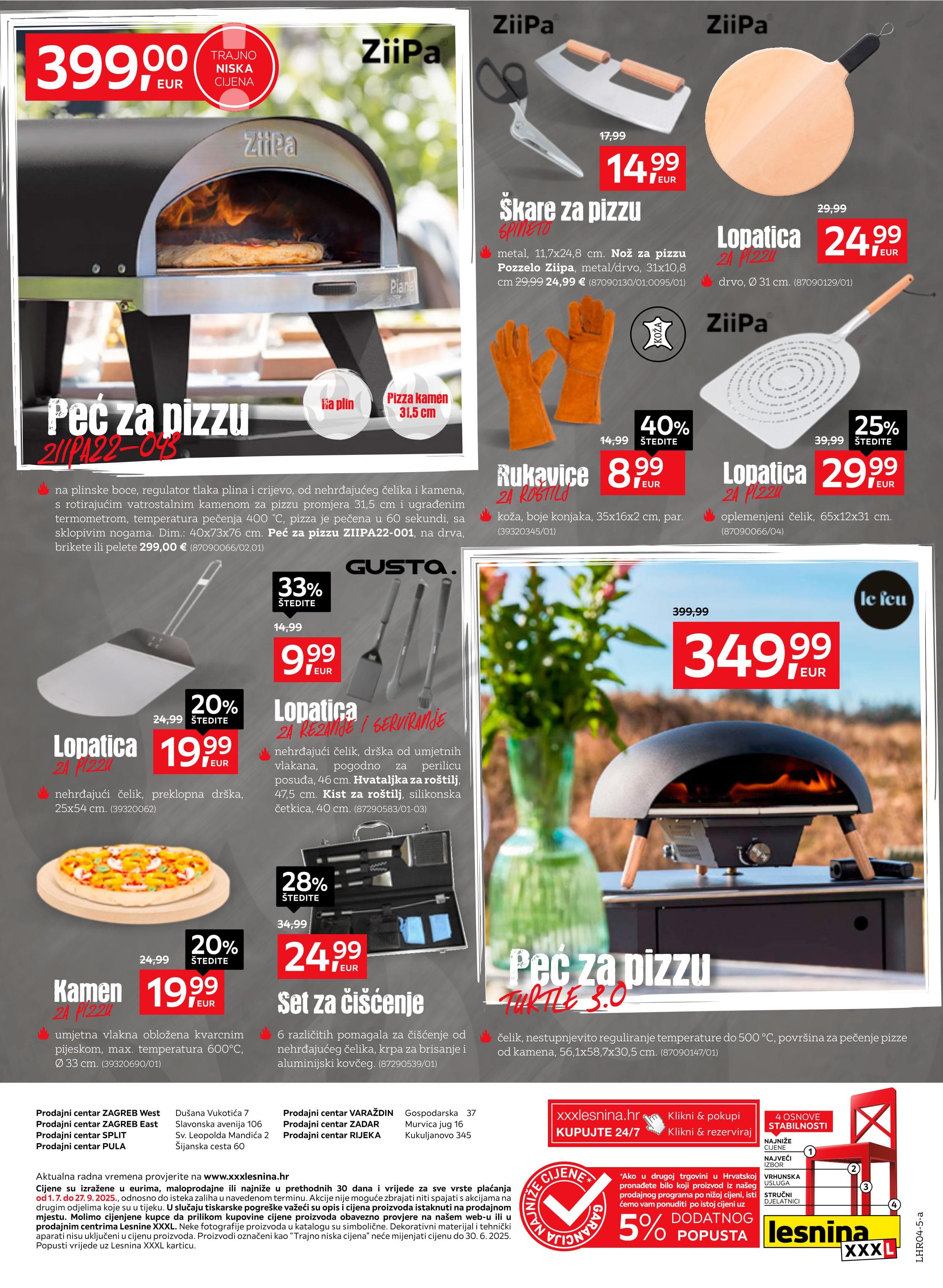 Page from catalog: Ljetne roštiljade