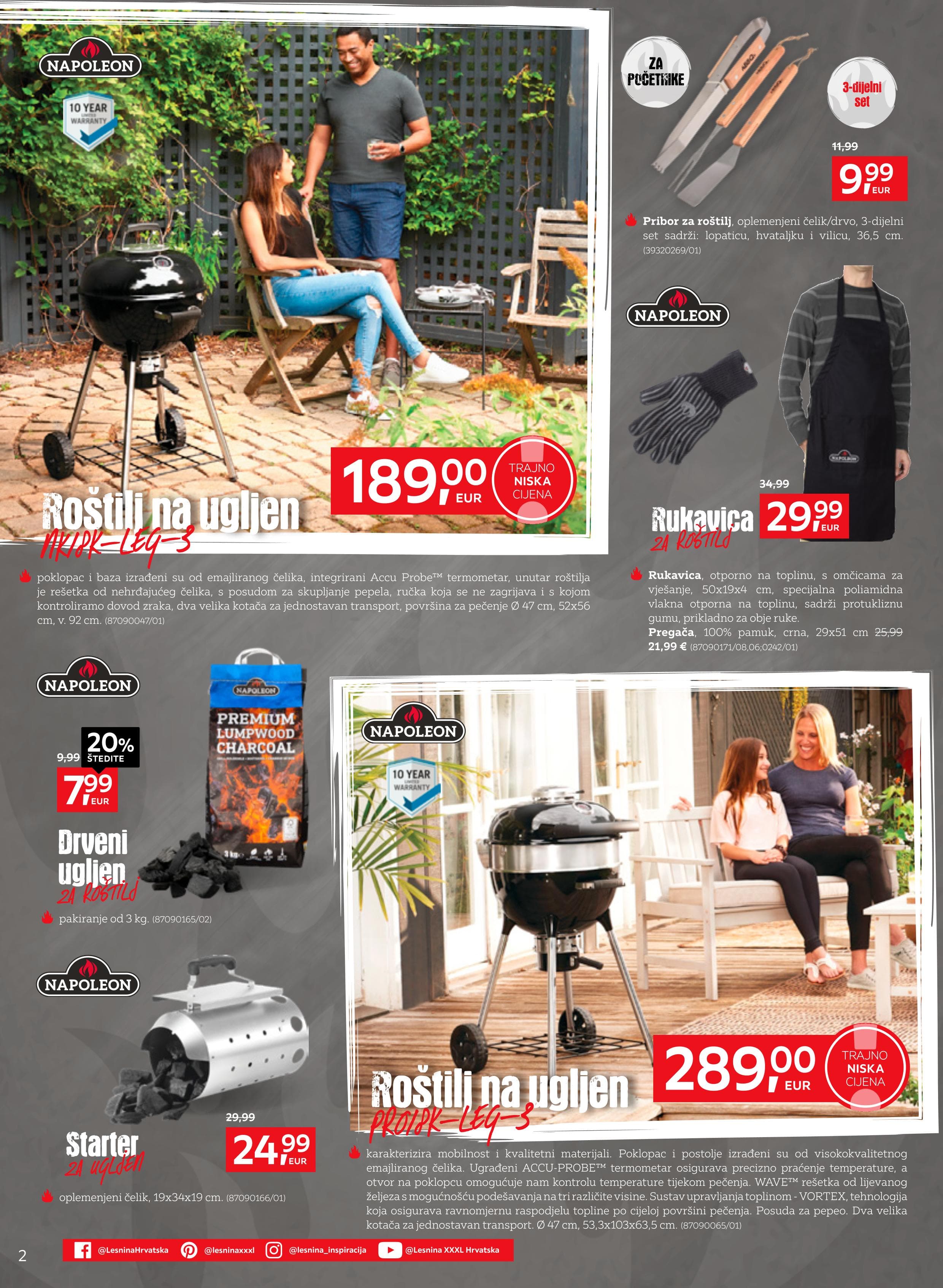 Page from catalog: Ljetne roštiljade
