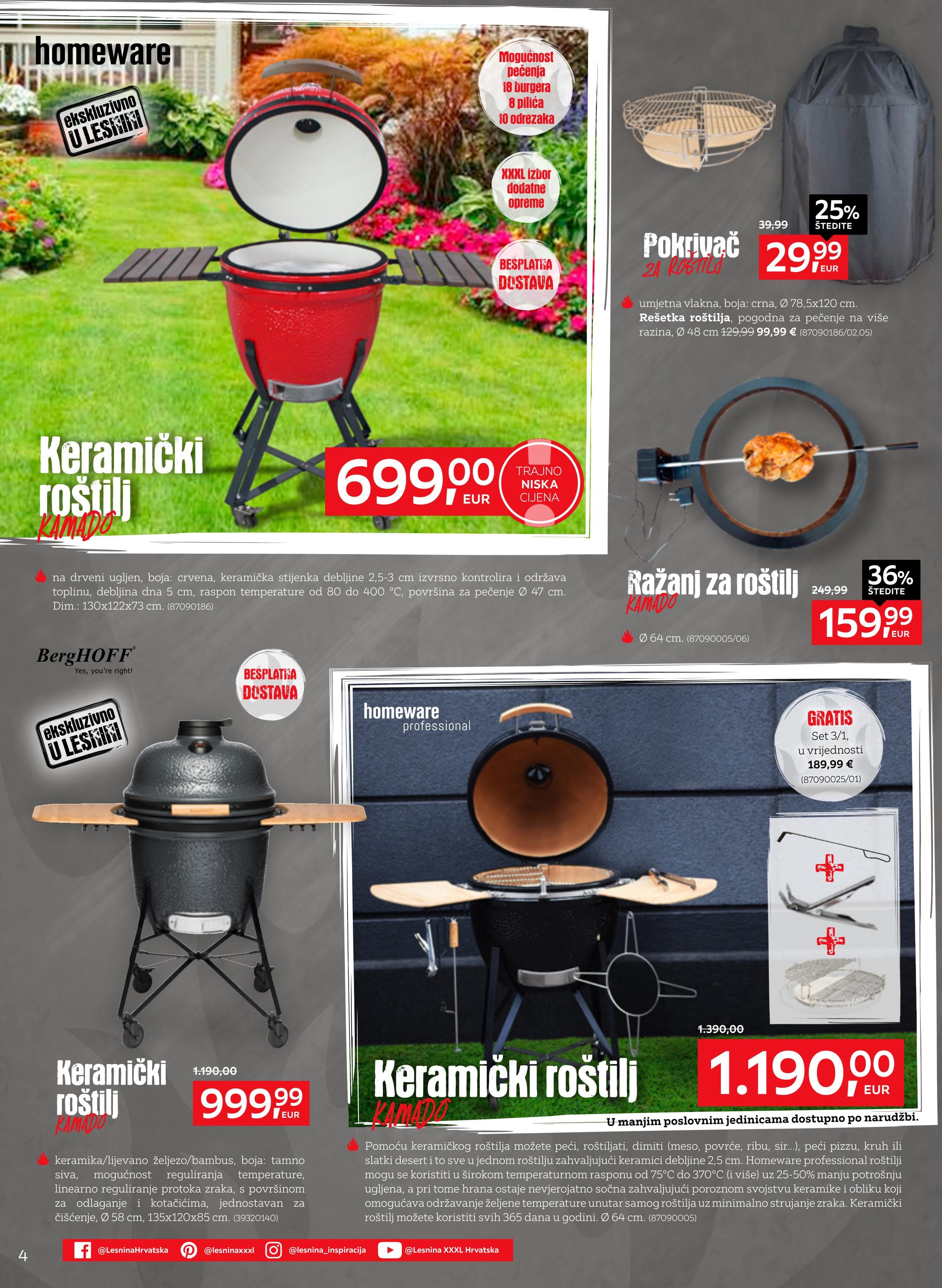 Page from catalog: Ljetne roštiljade