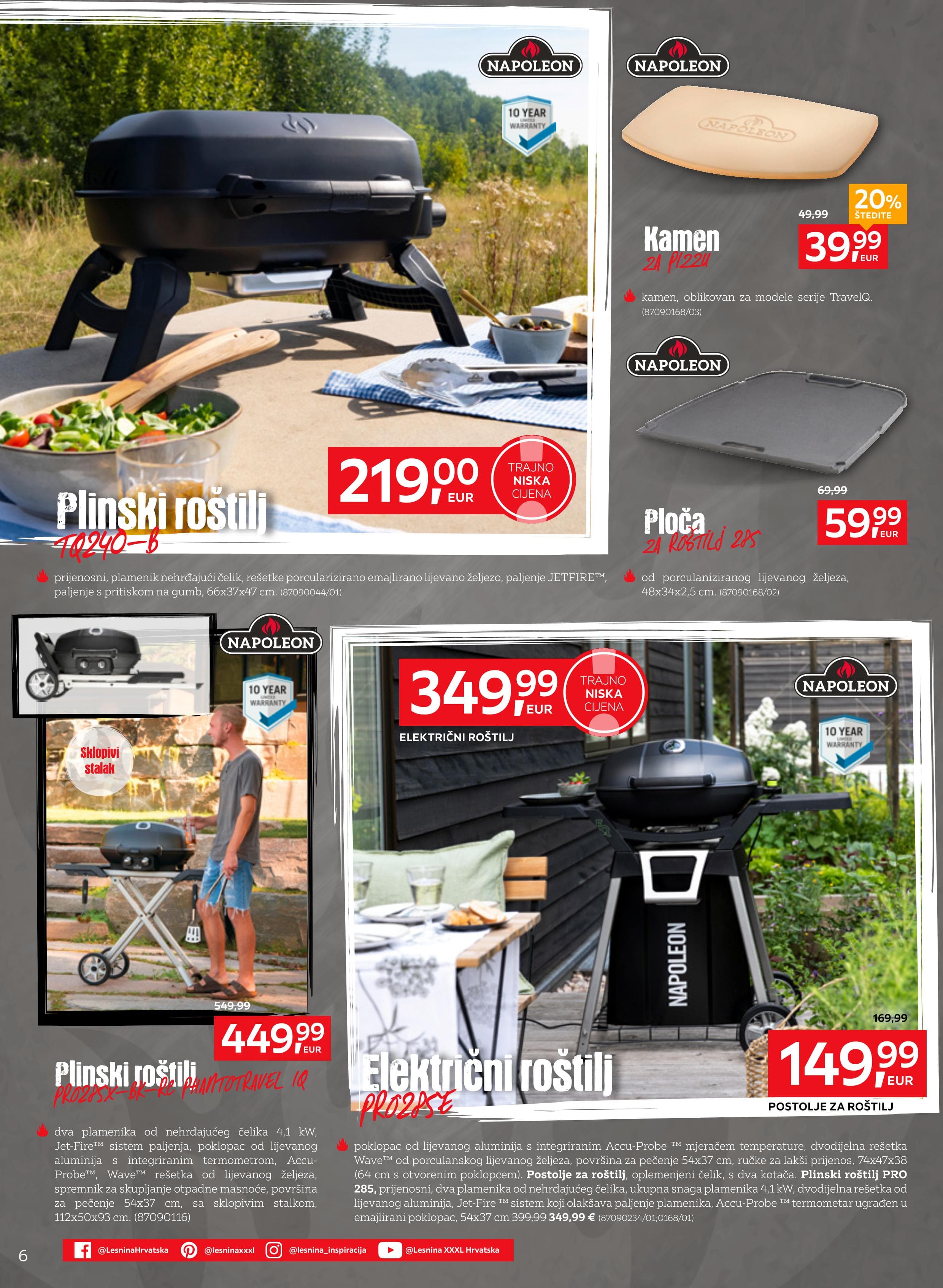 Page from catalog: Ljetne roštiljade