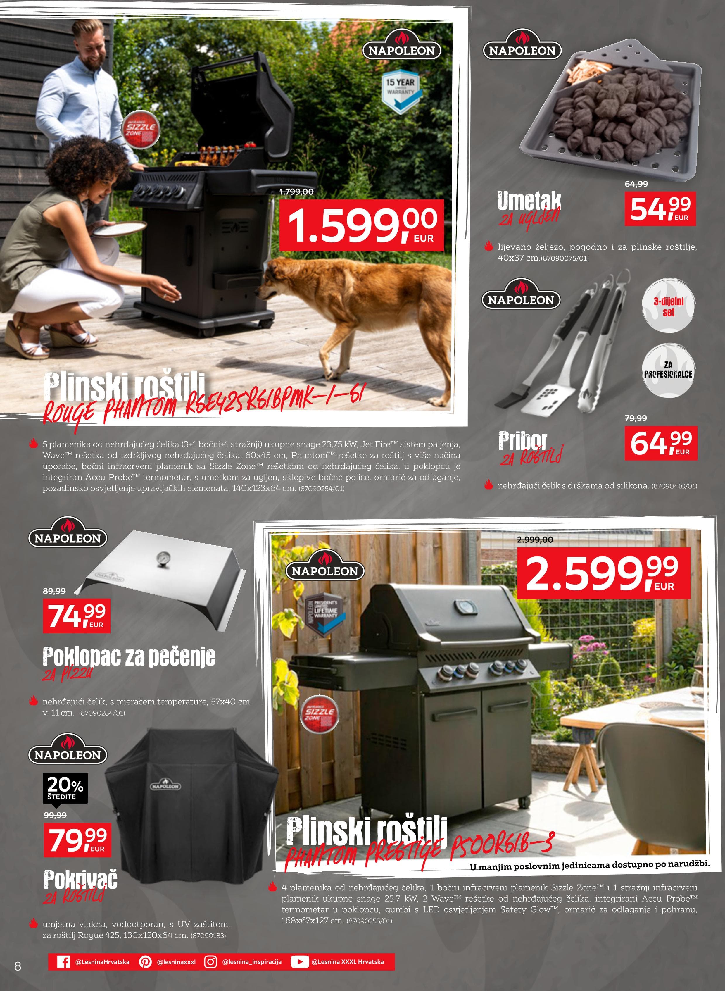 Page from catalog: Ljetne roštiljade