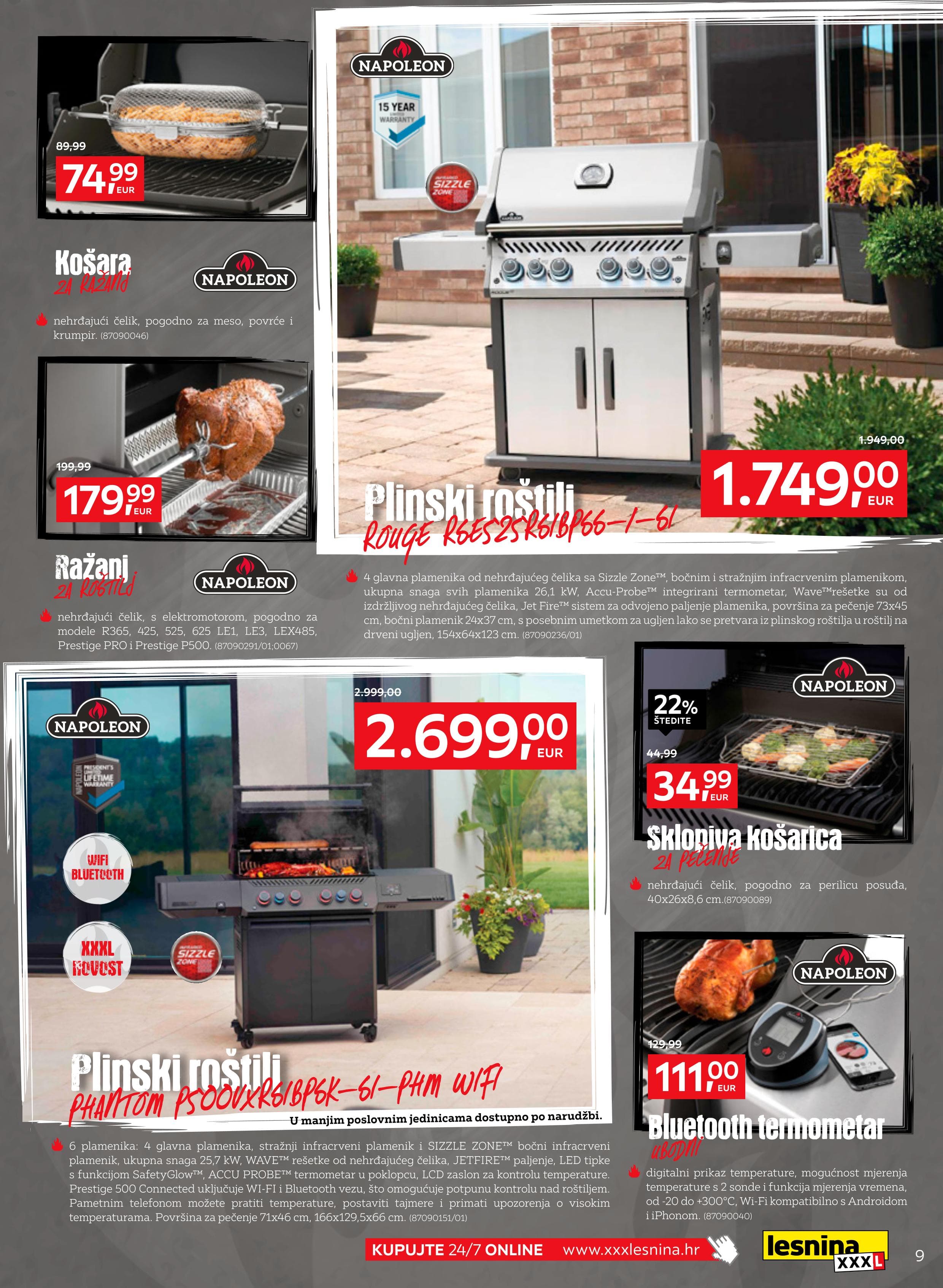 Page from catalog: Ljetne roštiljade