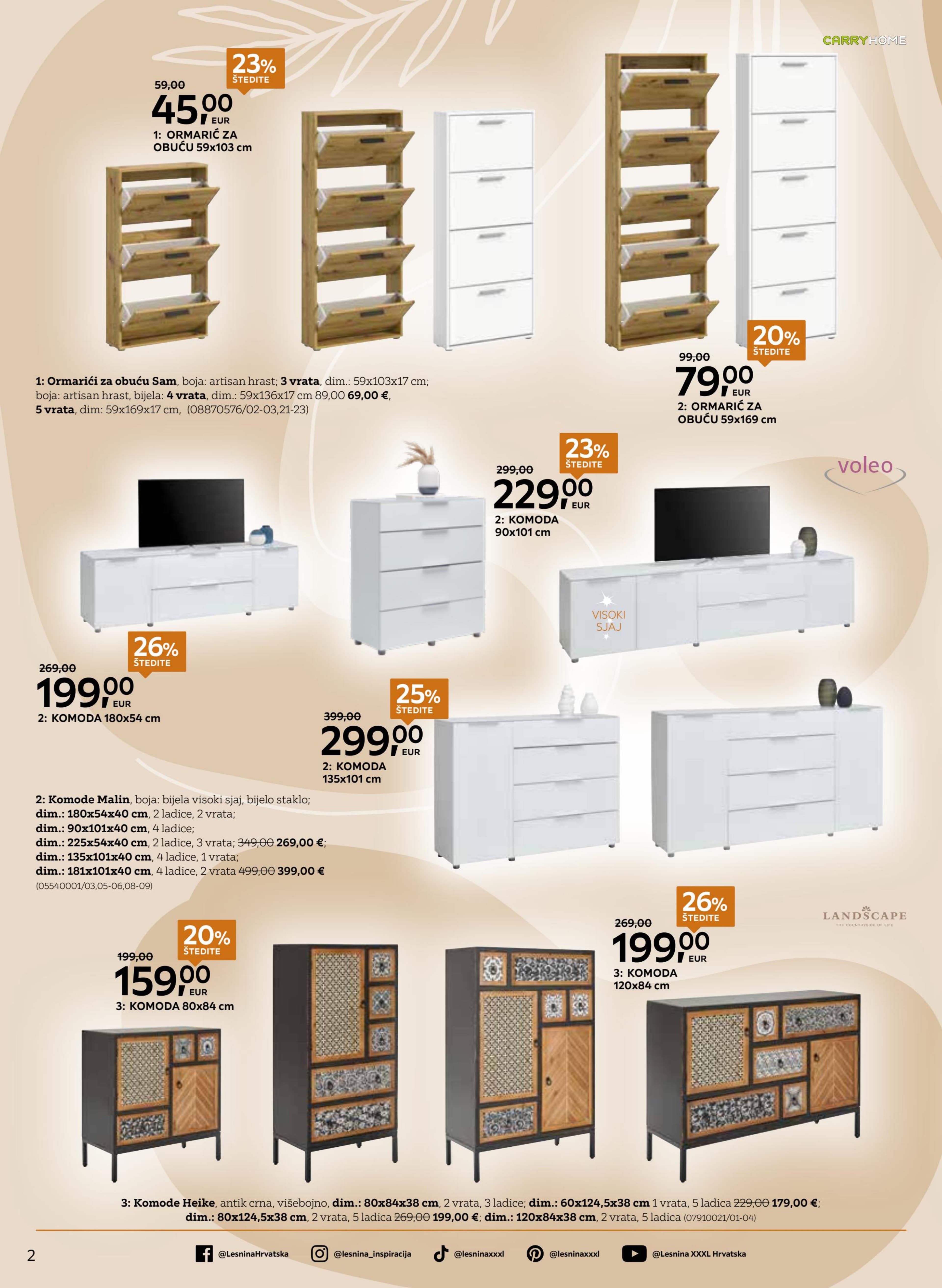 Page from catalog: Tihi heroji interijera