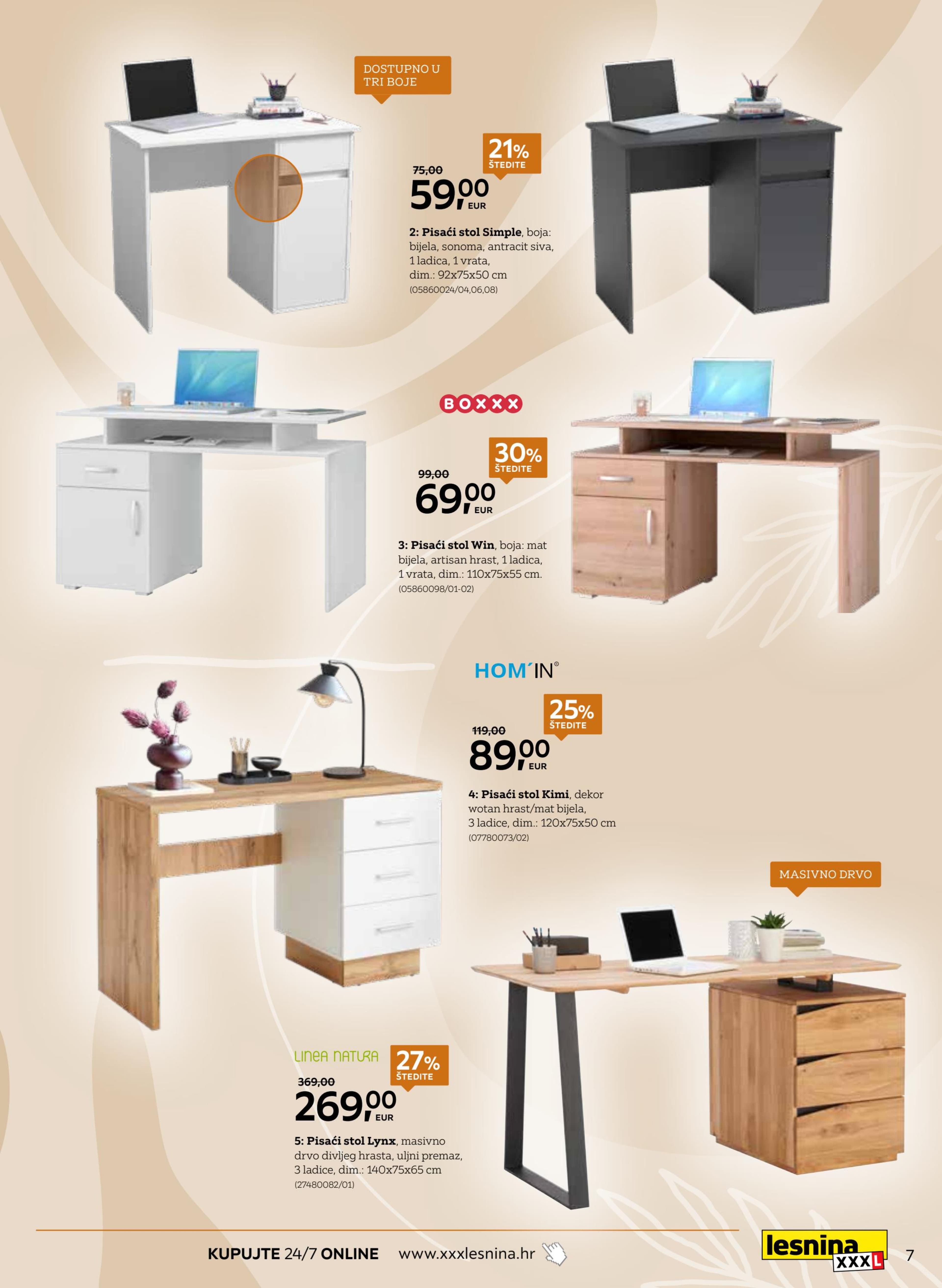 Page from catalog: Tihi heroji interijera