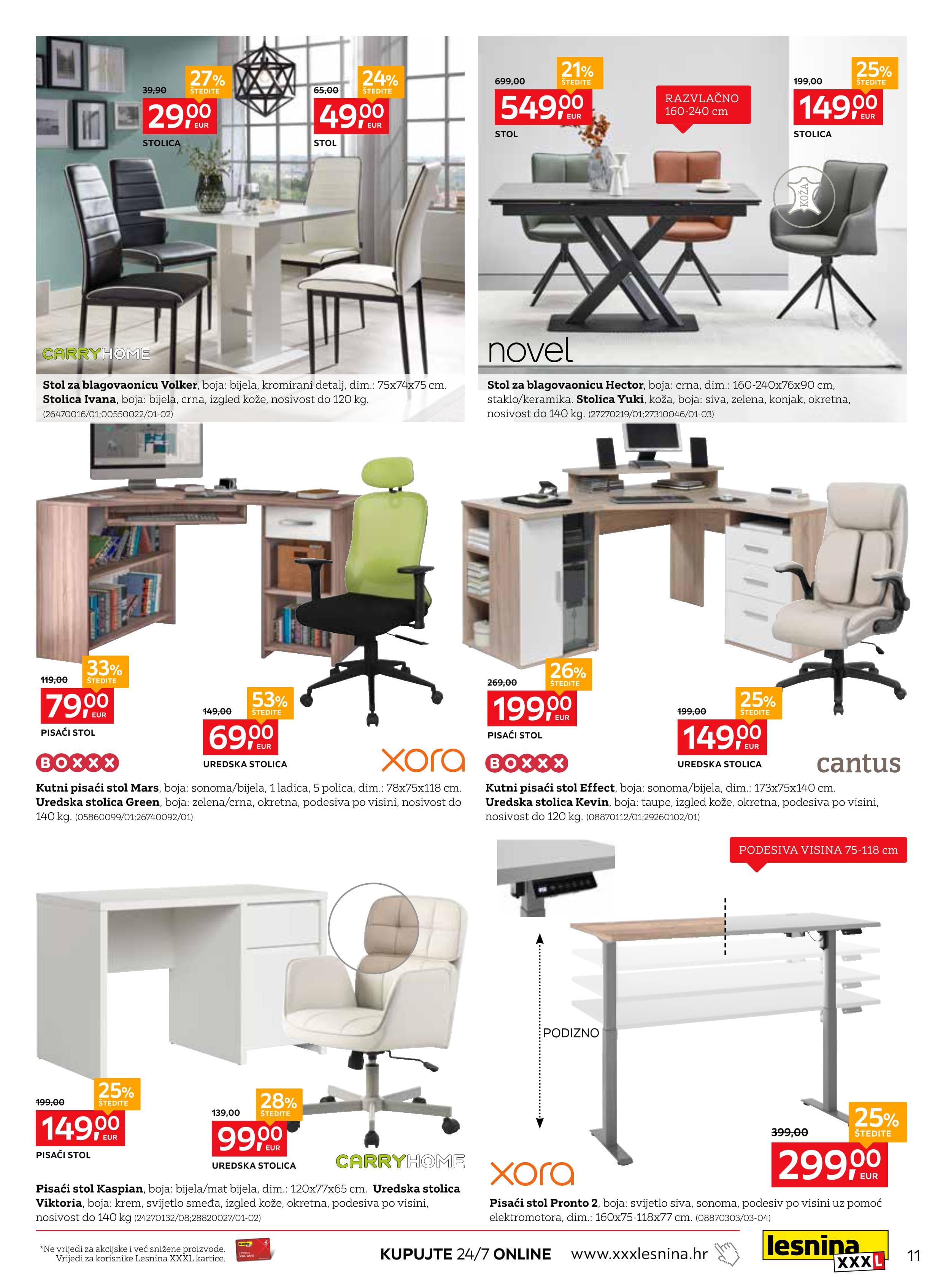 Page from catalog: Smjestite se udobno