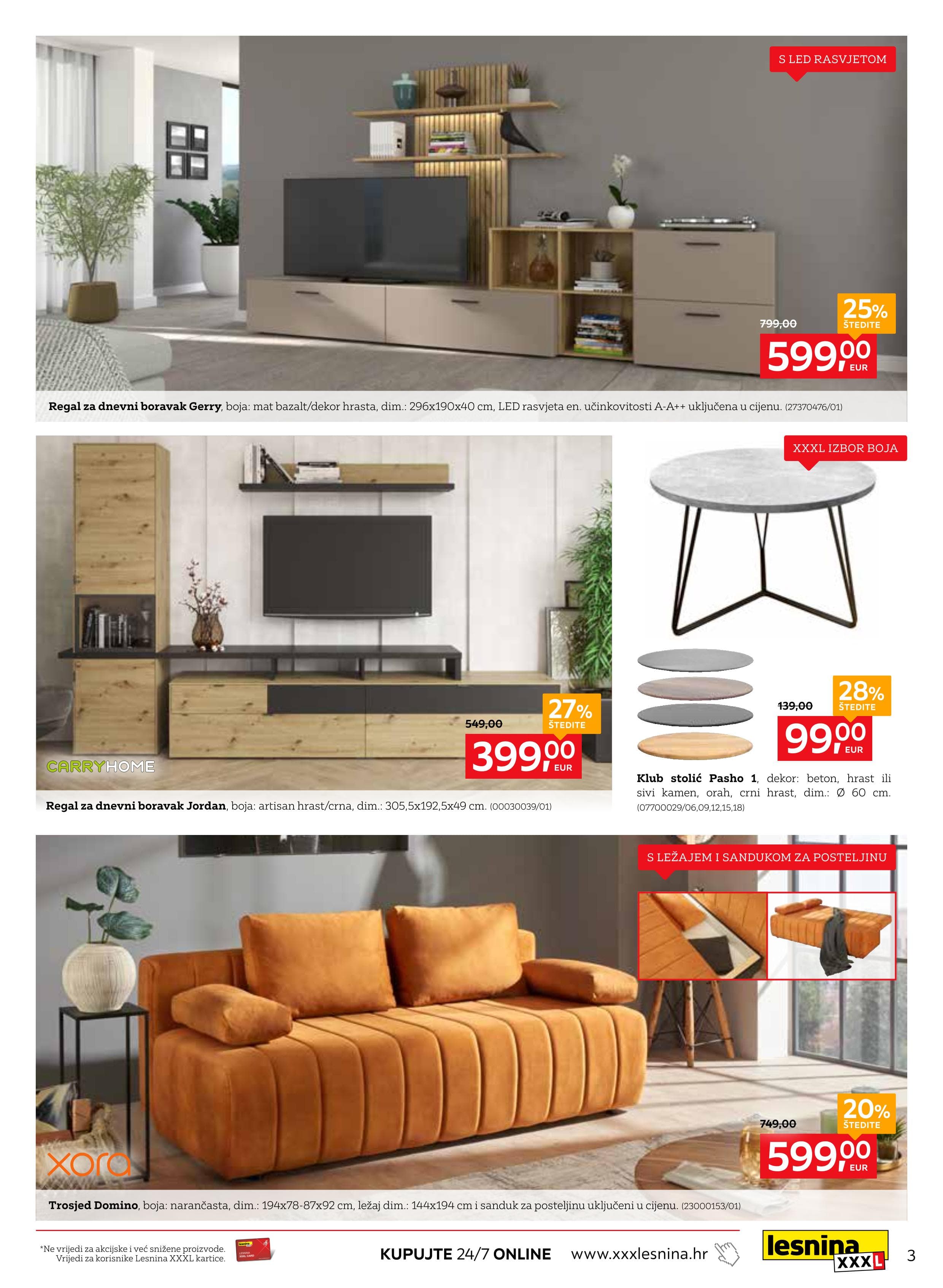 Page from catalog: Smjestite se udobno
