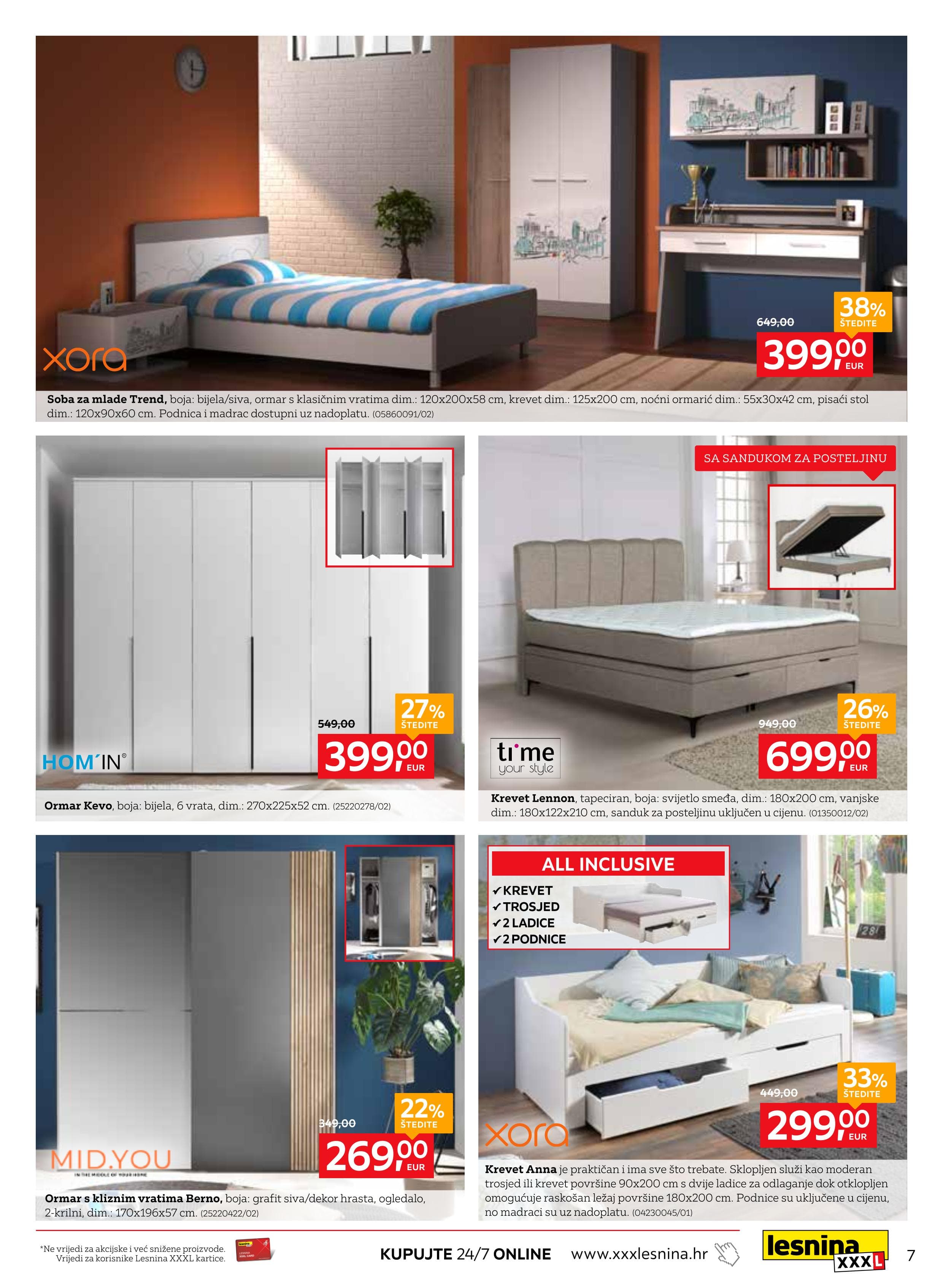 Page from catalog: Smjestite se udobno