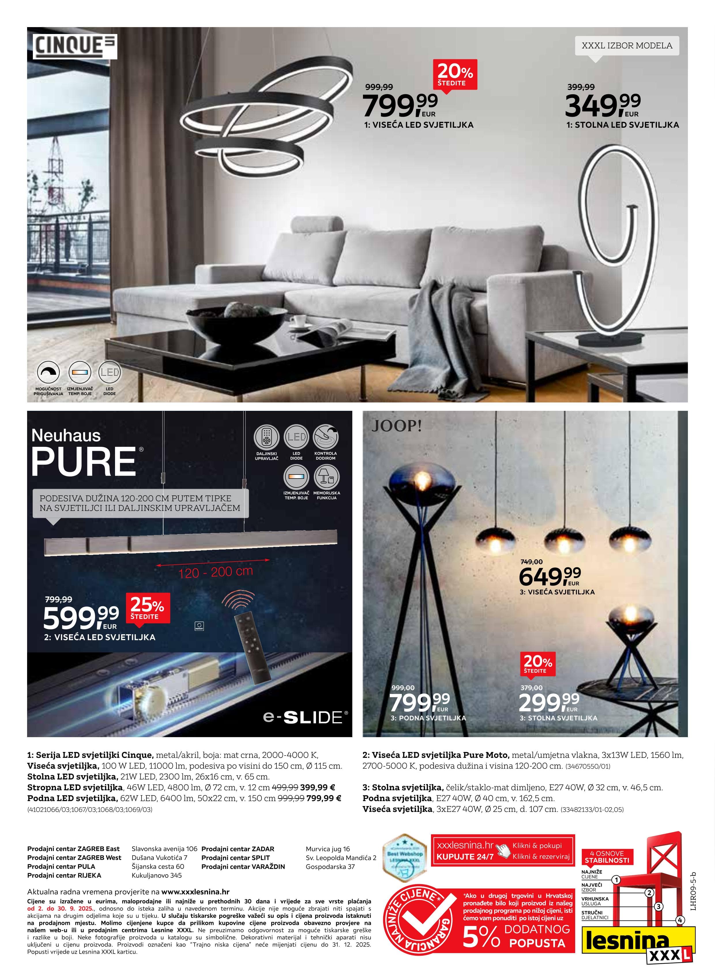 Page from catalog: Svjetlost za svaki trenutak
